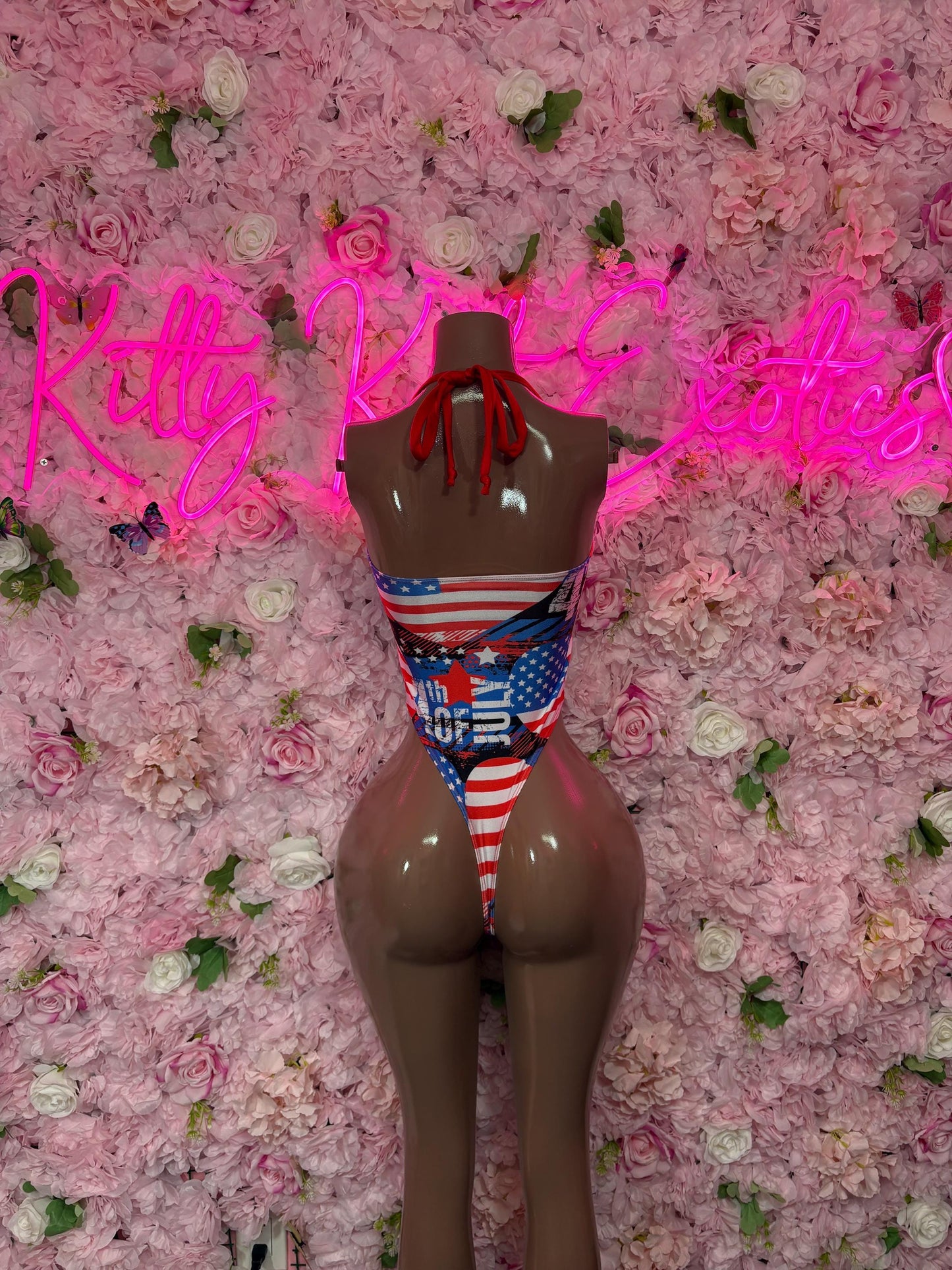 USA One Piece Bodysuit Patriotic Swimsuit for Beach, Pool Parties, or Summer Fun | Stylish and Comfortable Swimwear