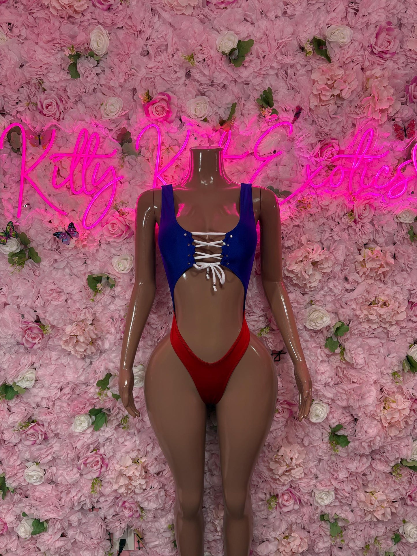 USA One Piece Bodysuit Patriotic Swimsuit for Beach, Pool Parties, or Summer Fun | Stylish and Comfortable Swimwear