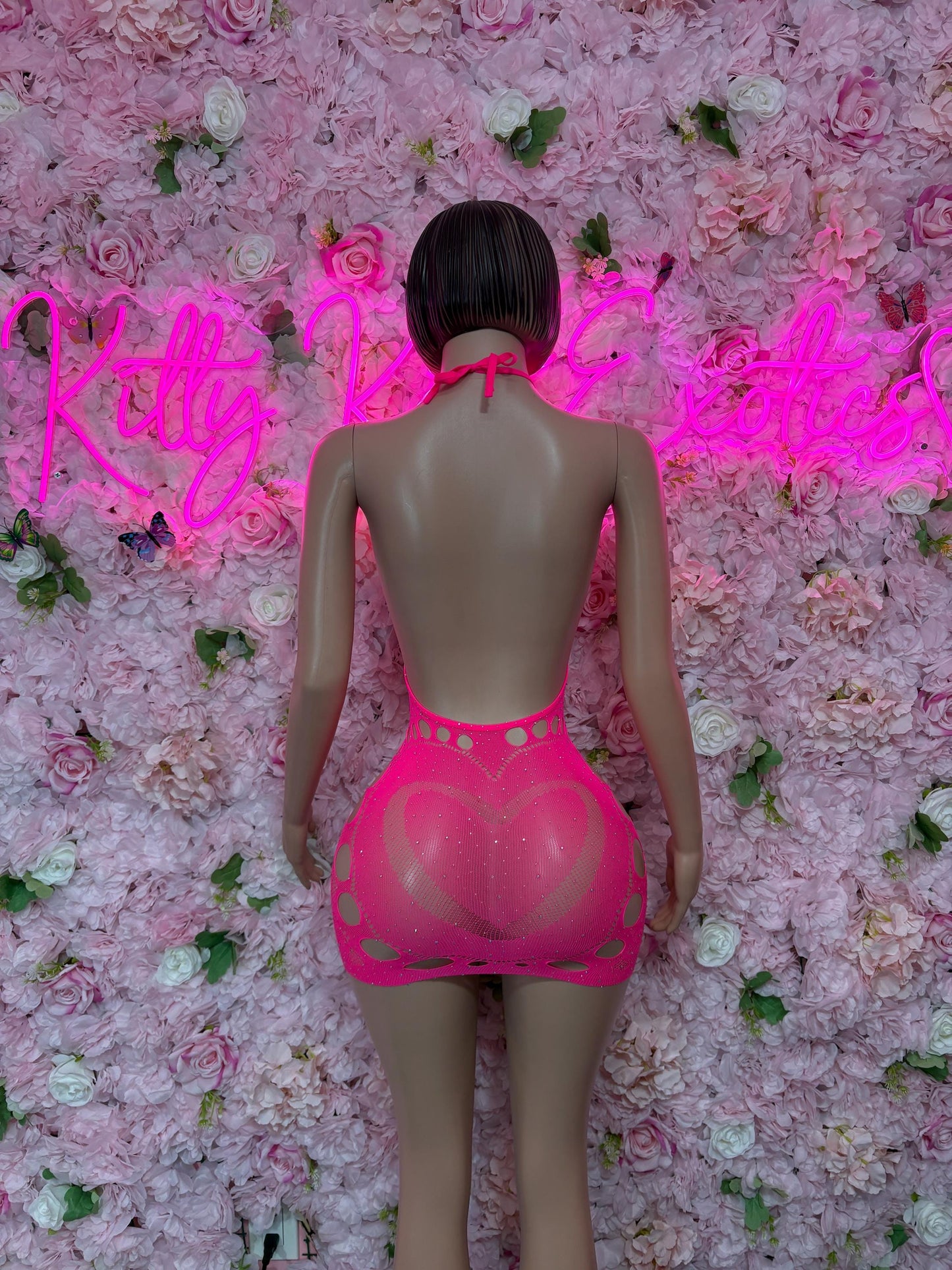 Fishnet Bodysuit One-Piece Pink  Exotic Dancewear, Ravewear for Performers, Raves, or Night Out | Bottle girl Outfits