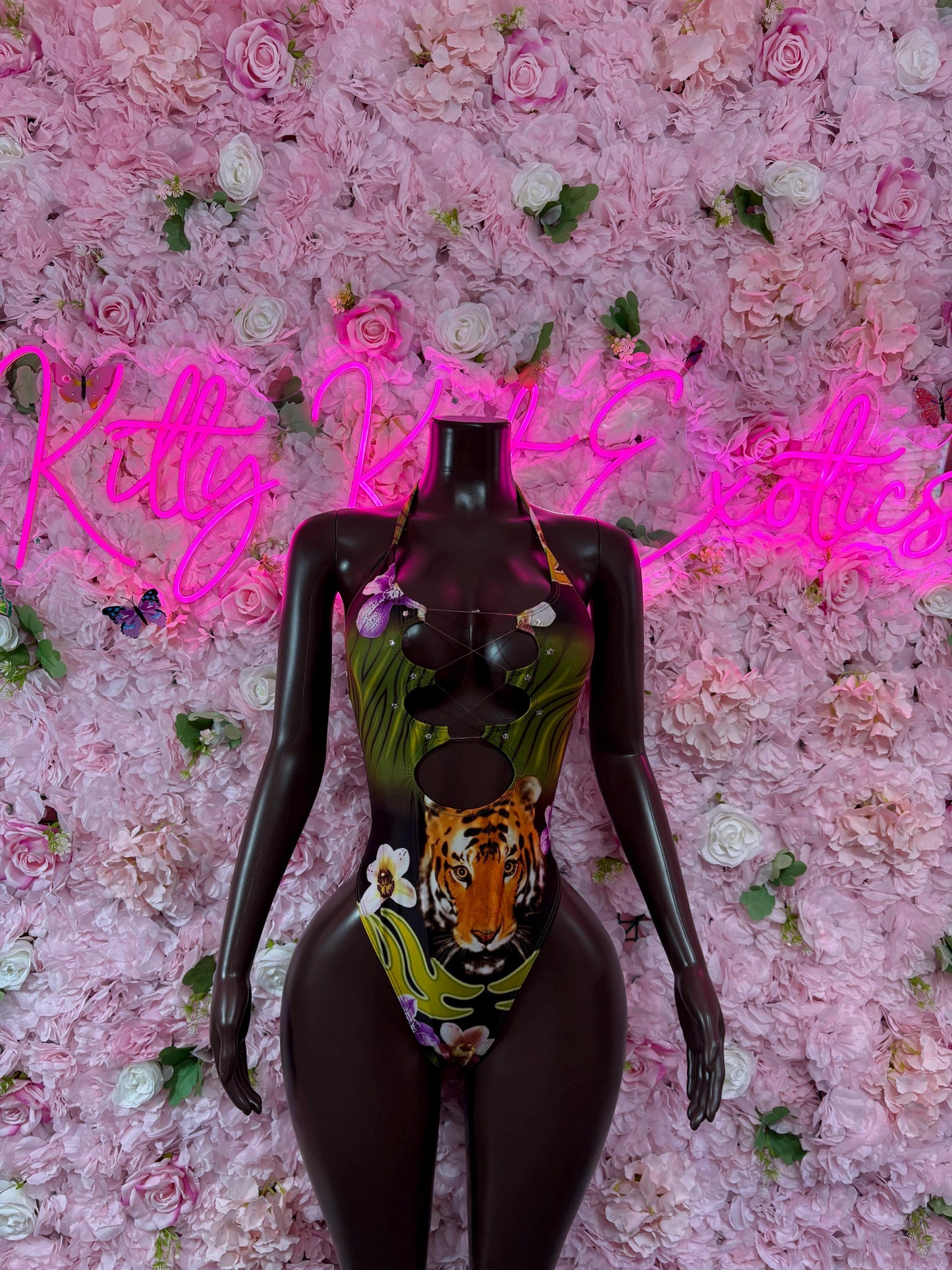 Exotic Dancewear One-Piece Animal Print  Exotic Dancewear, Ravewear for Performers, Raves, or Night Out | Bottle girl Outfits