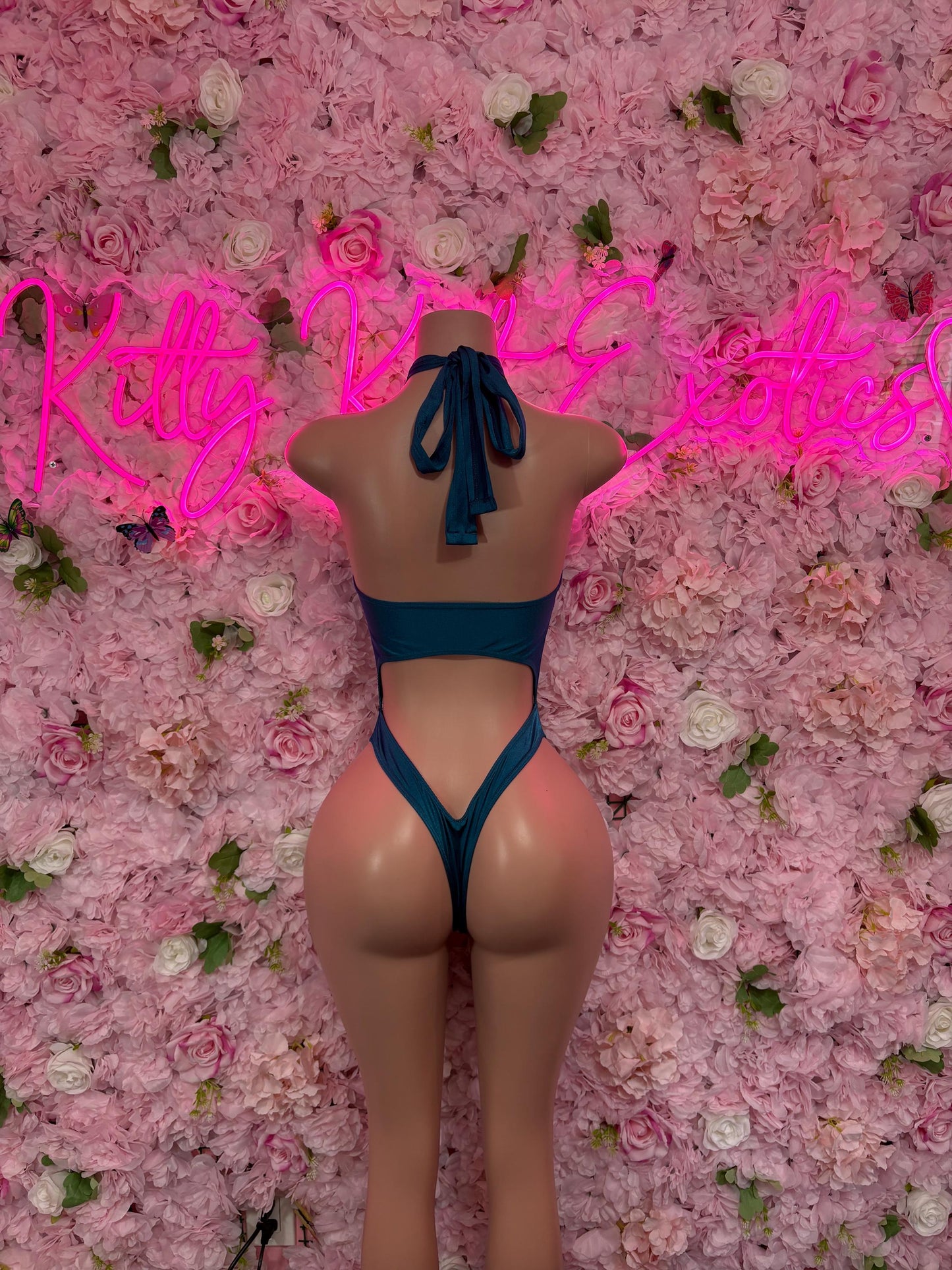 Exotic Dancewear One-Piece Teal Bodysuit  Exotic Dancewear, Ravewear for Performers, Raves, or Night Out | Bottle girl Outfits