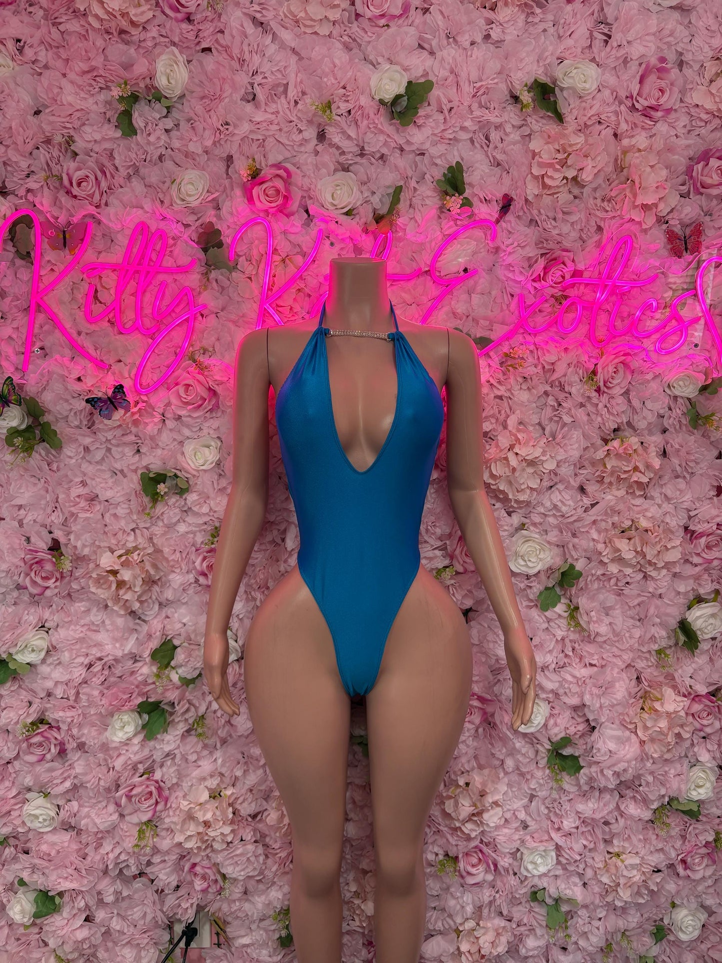 Exotic Dancewear One-Piece Teal Bodysuit  Exotic Dancewear, Ravewear for Performers, Raves, or Night Out | Bottle girl Outfits