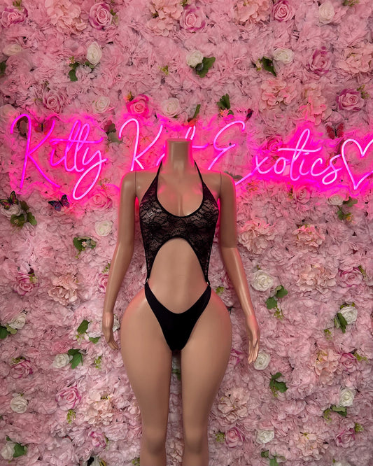 Bartender Outfit One Piece Black Bodysuit  Ravewear - Sexy Festival Outfit, Clubwear, Performance Costume, EDM Party Wear