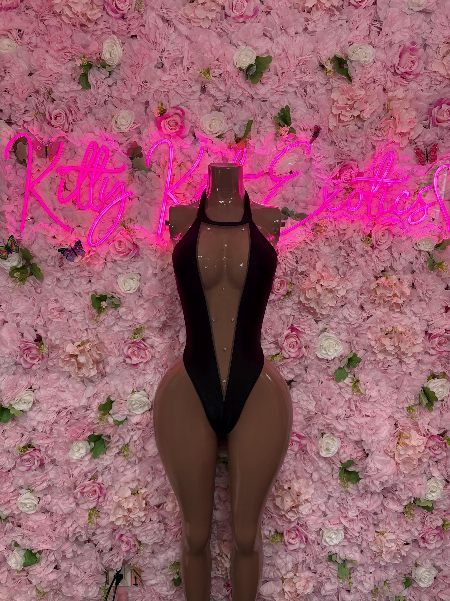 Bottlegirl Black One Piece Bodysuit - Sexy Performance Costume, Latin Sultry, Bold Dance Outfit, Womens Party Outfit