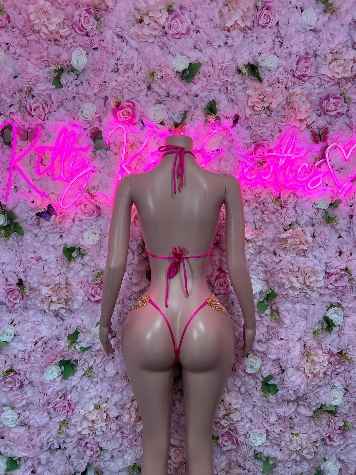Summer Bikini - Pink  -  Rave Outfit - Sexy Festival Outfit, Clubwear, Performance Costume, EDM Party Rave Outfit