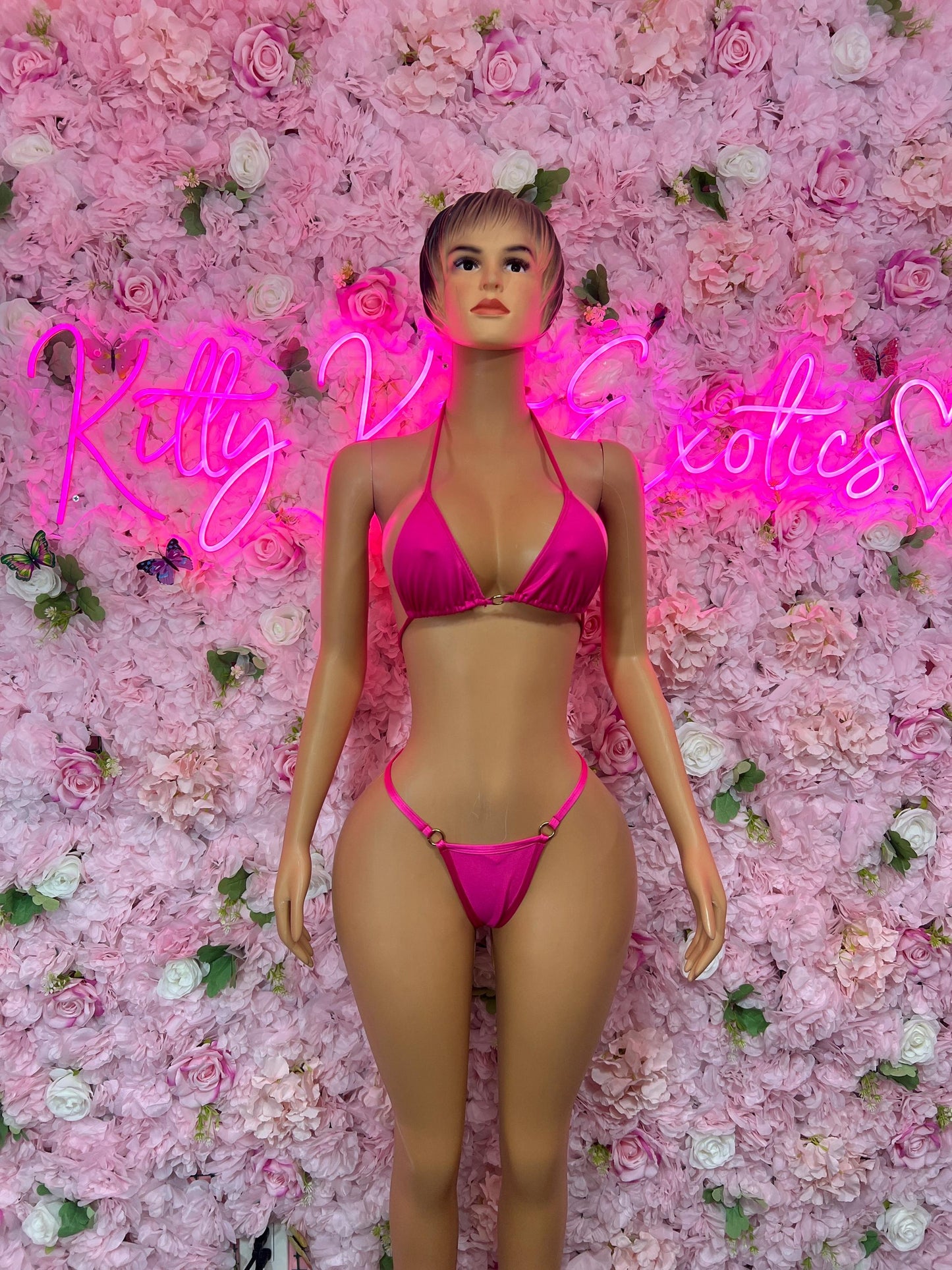 Summer Bikini - Pink  -  Rave Outfit - Sexy Festival Outfit, Clubwear, Performance Costume, EDM Party Rave Outfit