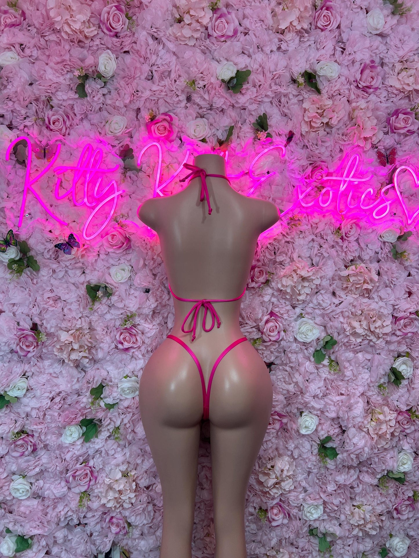 Summer Bikini - Pink  -  Rave Outfit - Sexy Festival Outfit, Clubwear, Performance Costume, EDM Party Rave Outfit