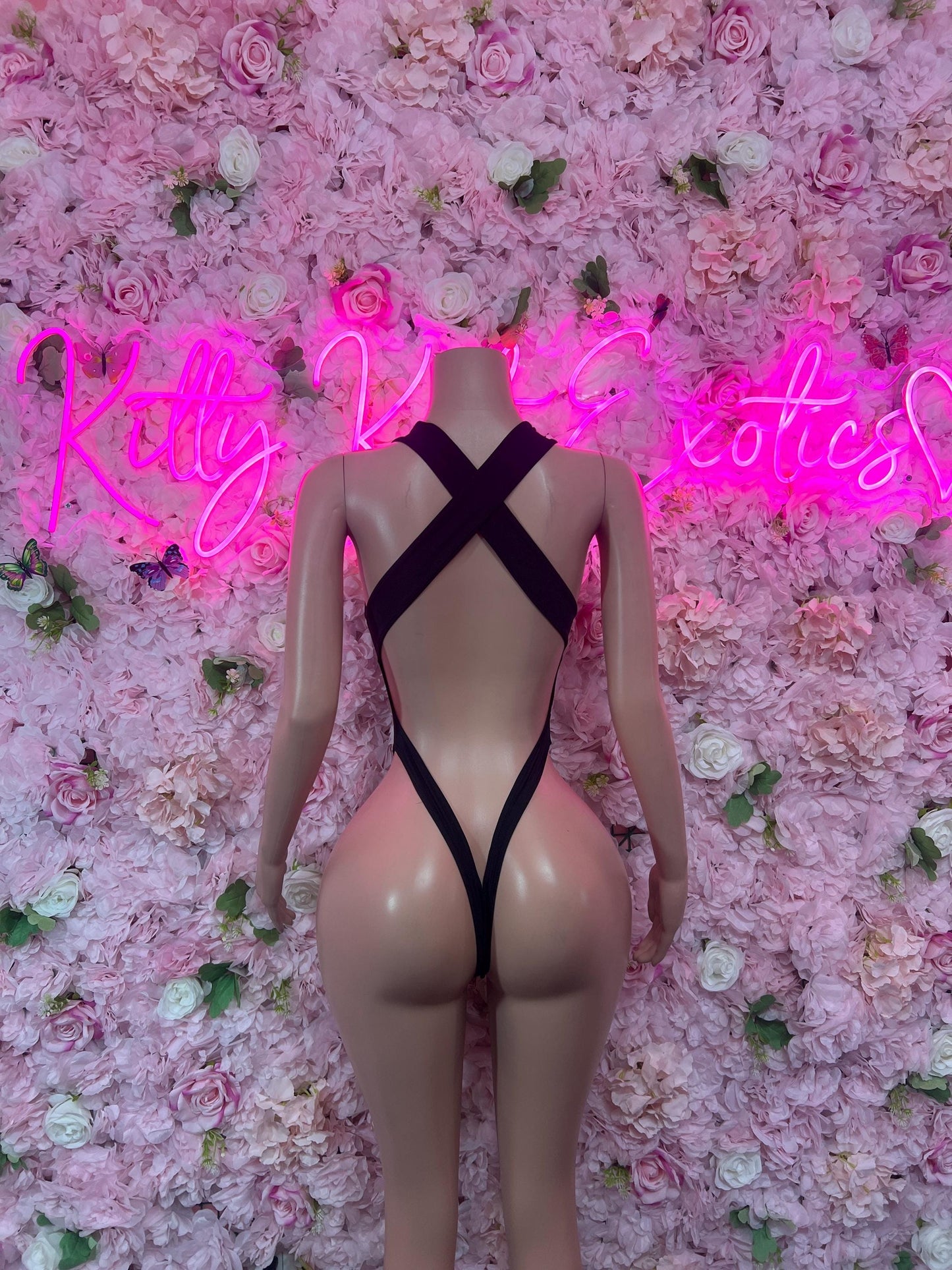 Rave Bodysuit One-Piece Black  Exotic Dancewear, Ravewear for Performers, Raves, or Night Out | Bottle girl Outfits