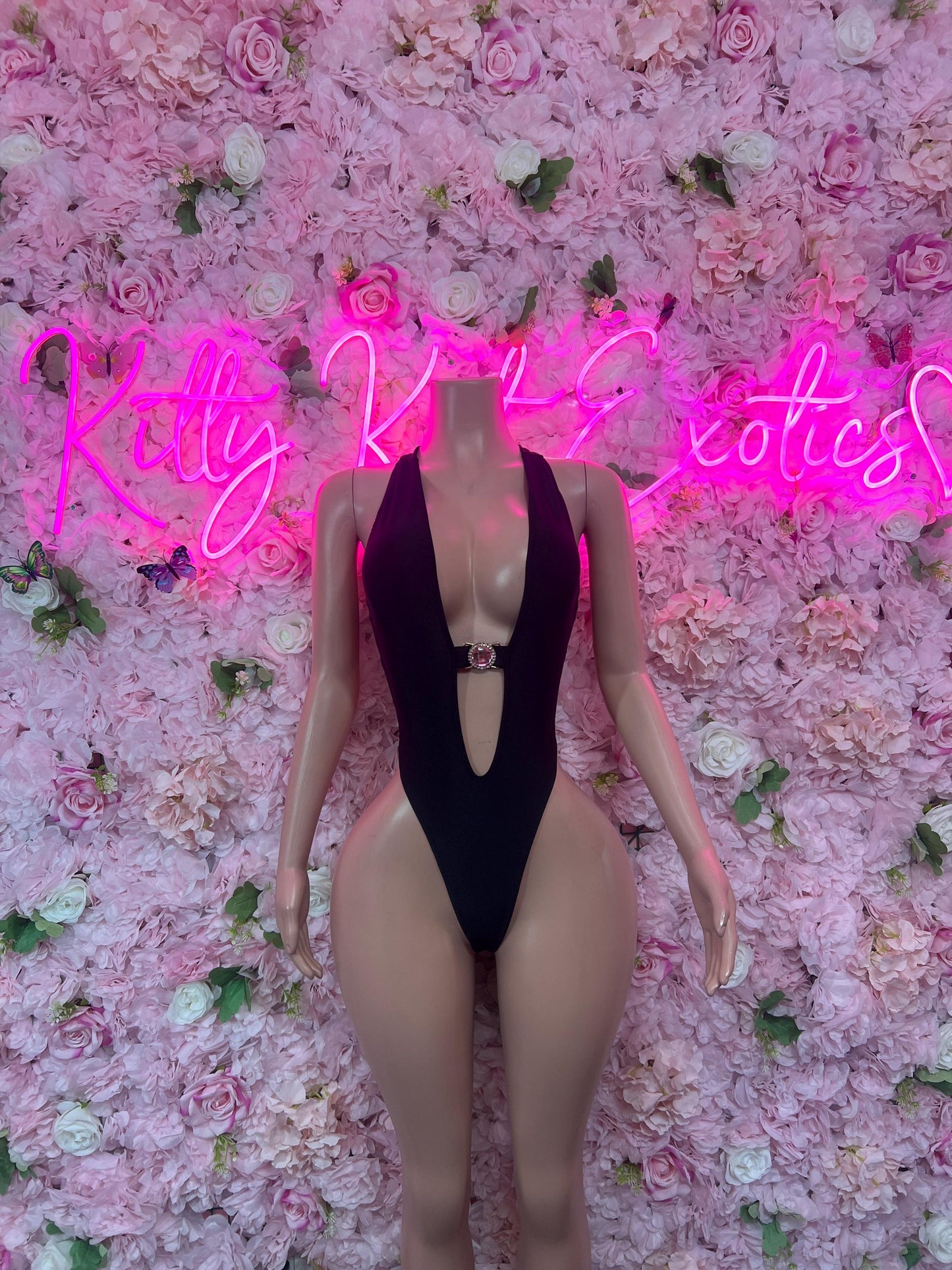 Rave Bodysuit One-Piece Black  Exotic Dancewear, Ravewear for Performers, Raves, or Night Out | Bottle girl Outfits