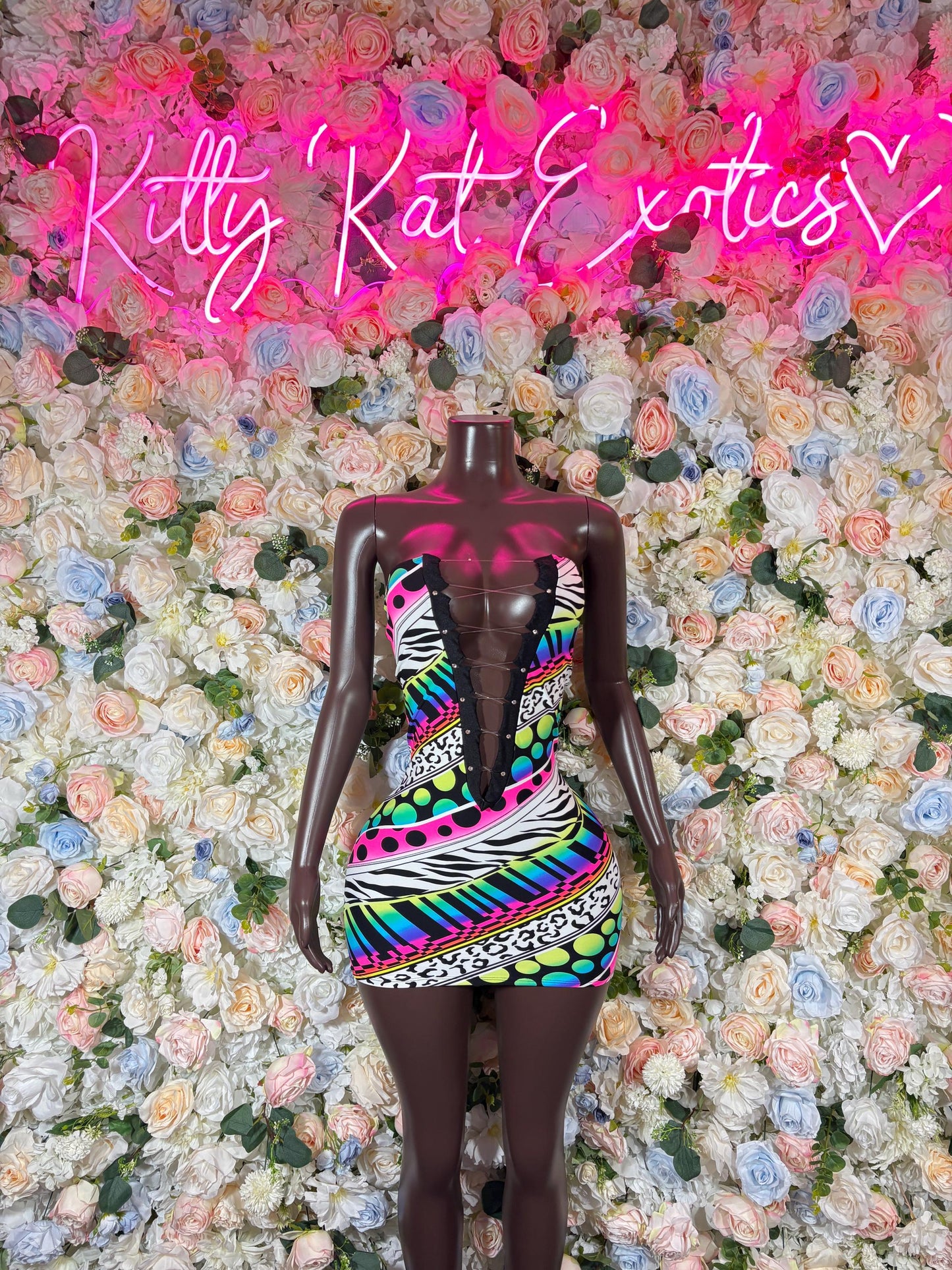 Summer Festive Dress   Exotic Dancewear, Ravewear for Performers, Raves, or Night Out | Bottle girl Outfits