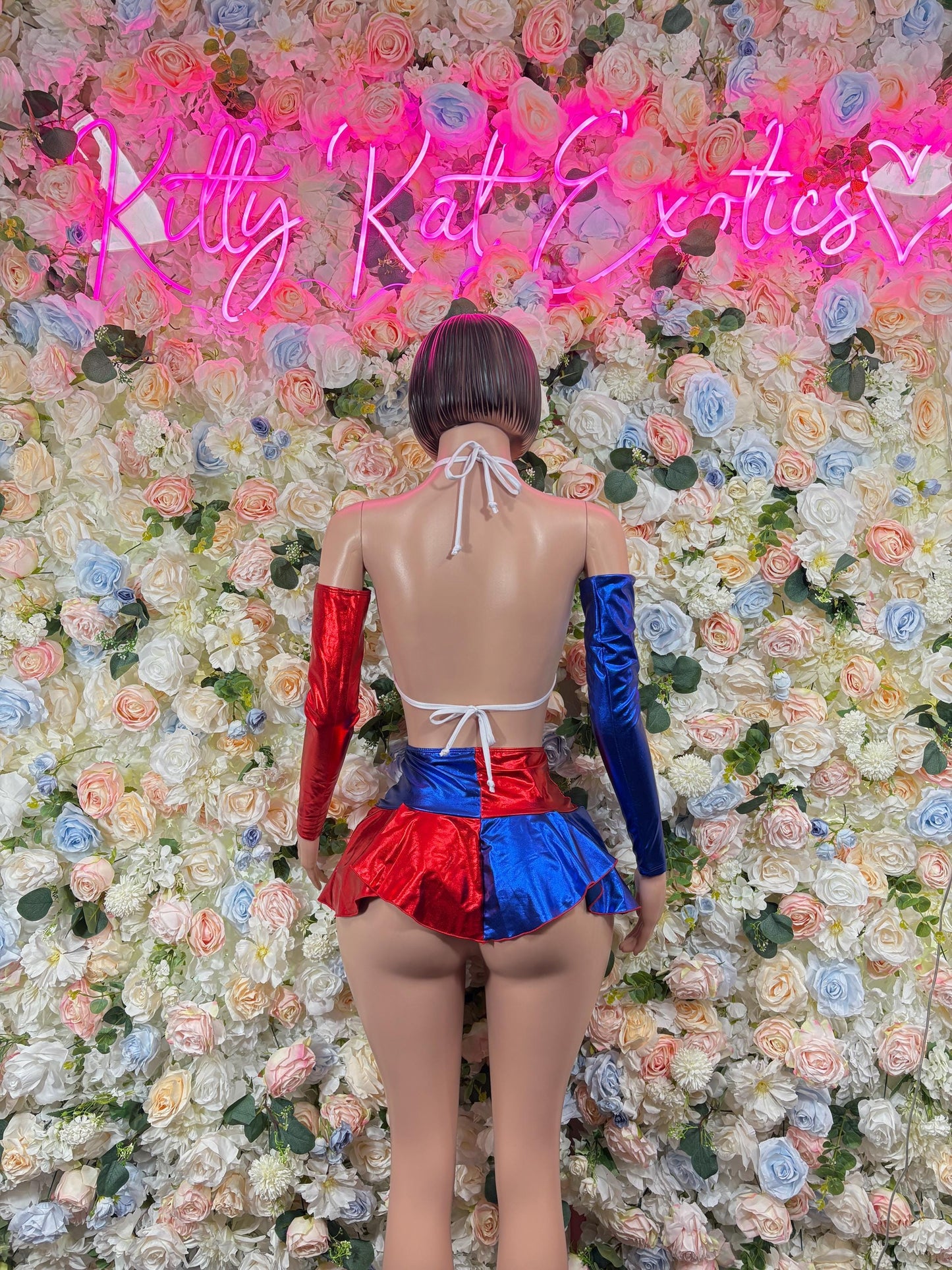 Costume Harley Quinn Two Piece   Halloween, Cosplay, Comic Con, Rave Wear Festival Wear