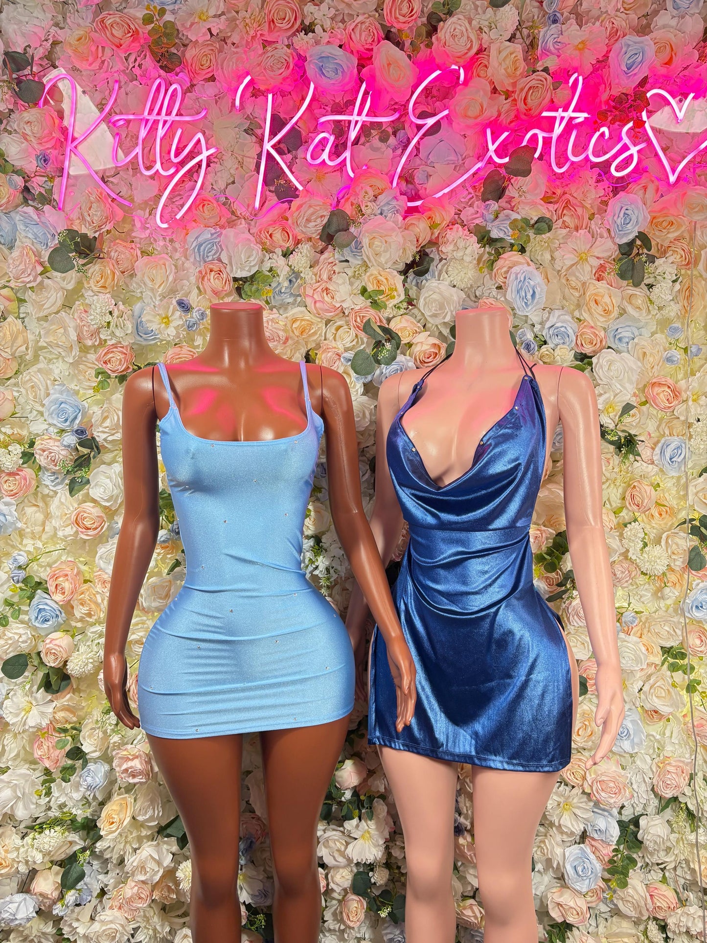Summer Blue Festival Dress  Vibrant Dancewear  Rave Outfit Parties & EDM Events Trendy Summer Fashion