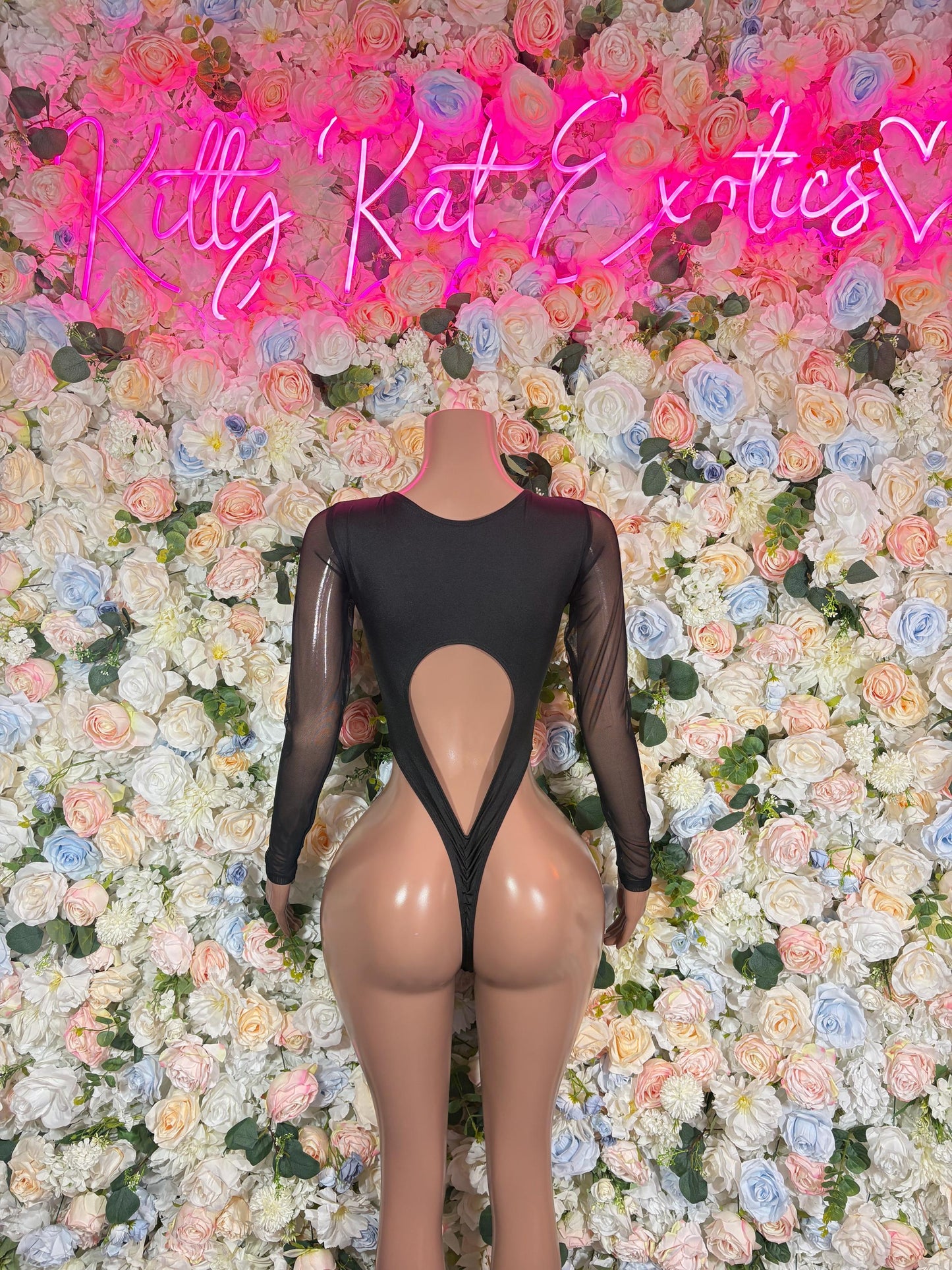 Bottlegirl - One Piece Black Bodysuit Rave Outfit,  Festival Outfit, Bartender Dancewear