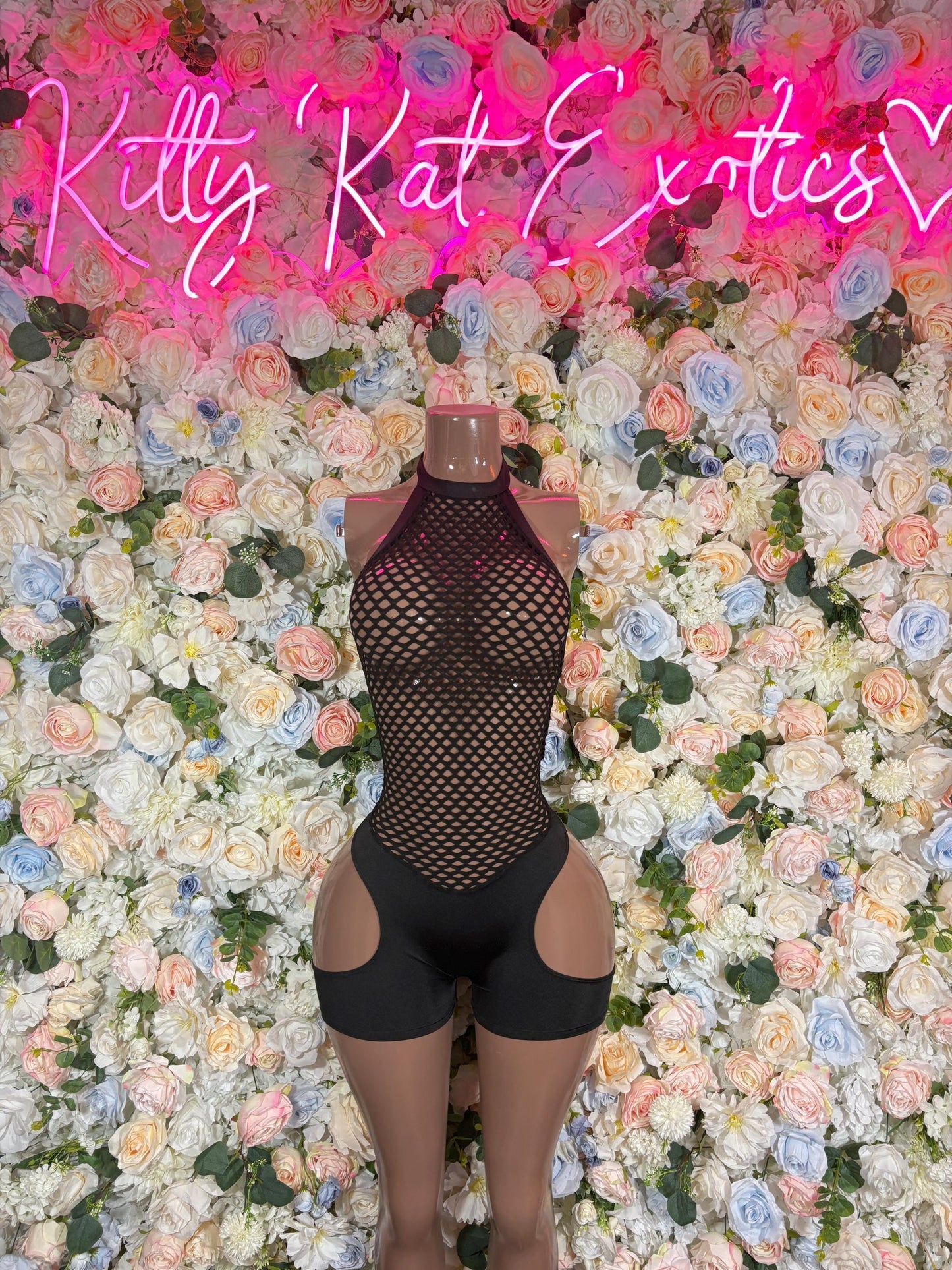 Bartender Bodysuit- One Piece Black  Rave Outfit,  Festival Outfit, Bartender Dancewear