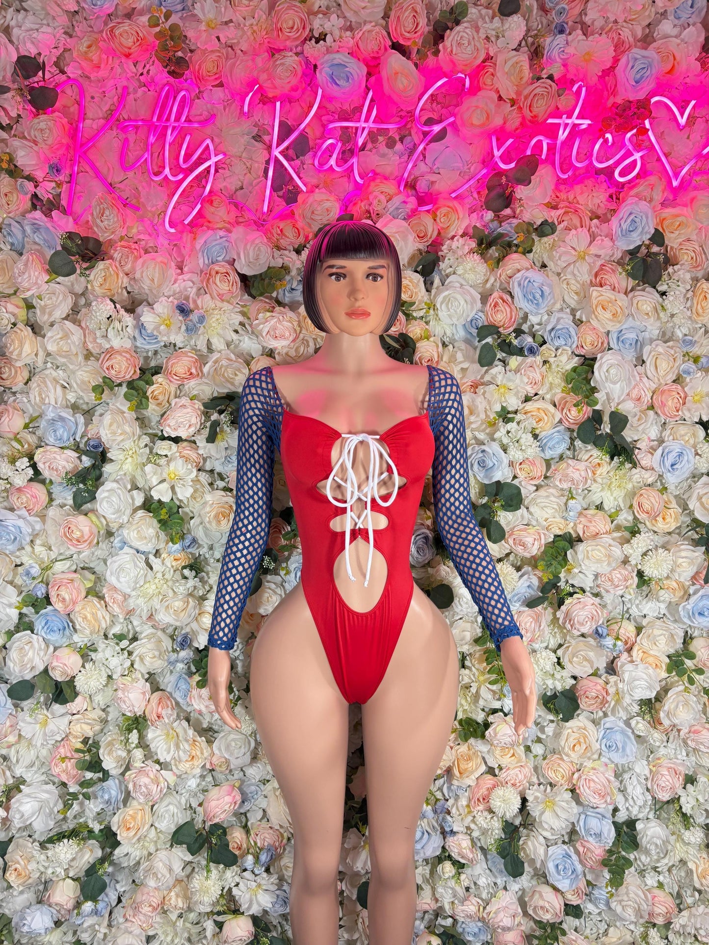 Fourth of July - Bottlegirl Bodysuit Bartender  Patriotic Swimsuit for Beach, Pool Parties, or Summer Fun