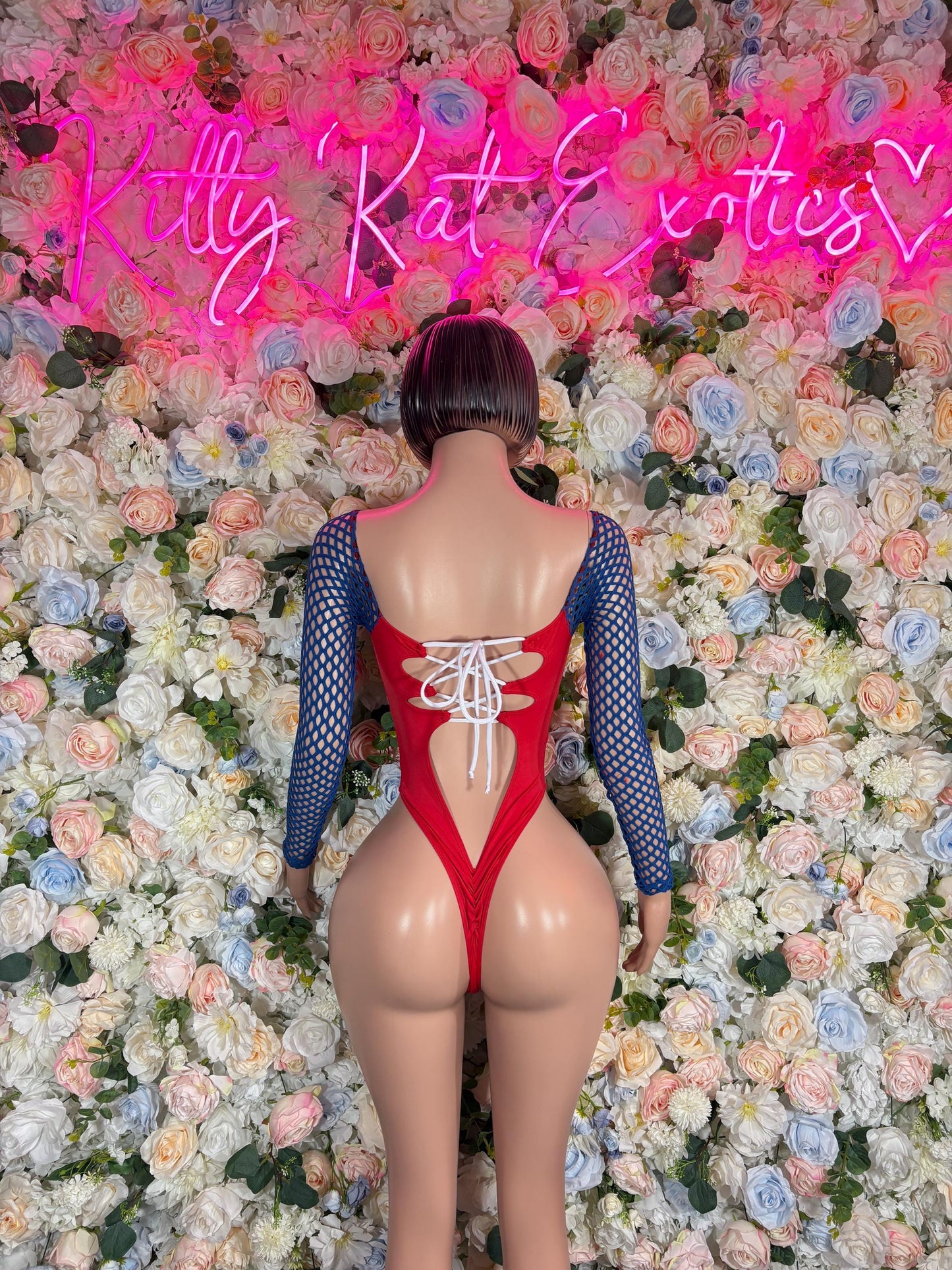 Fourth of July - Bottlegirl Bodysuit Bartender  Patriotic Swimsuit for Beach, Pool Parties, or Summer Fun