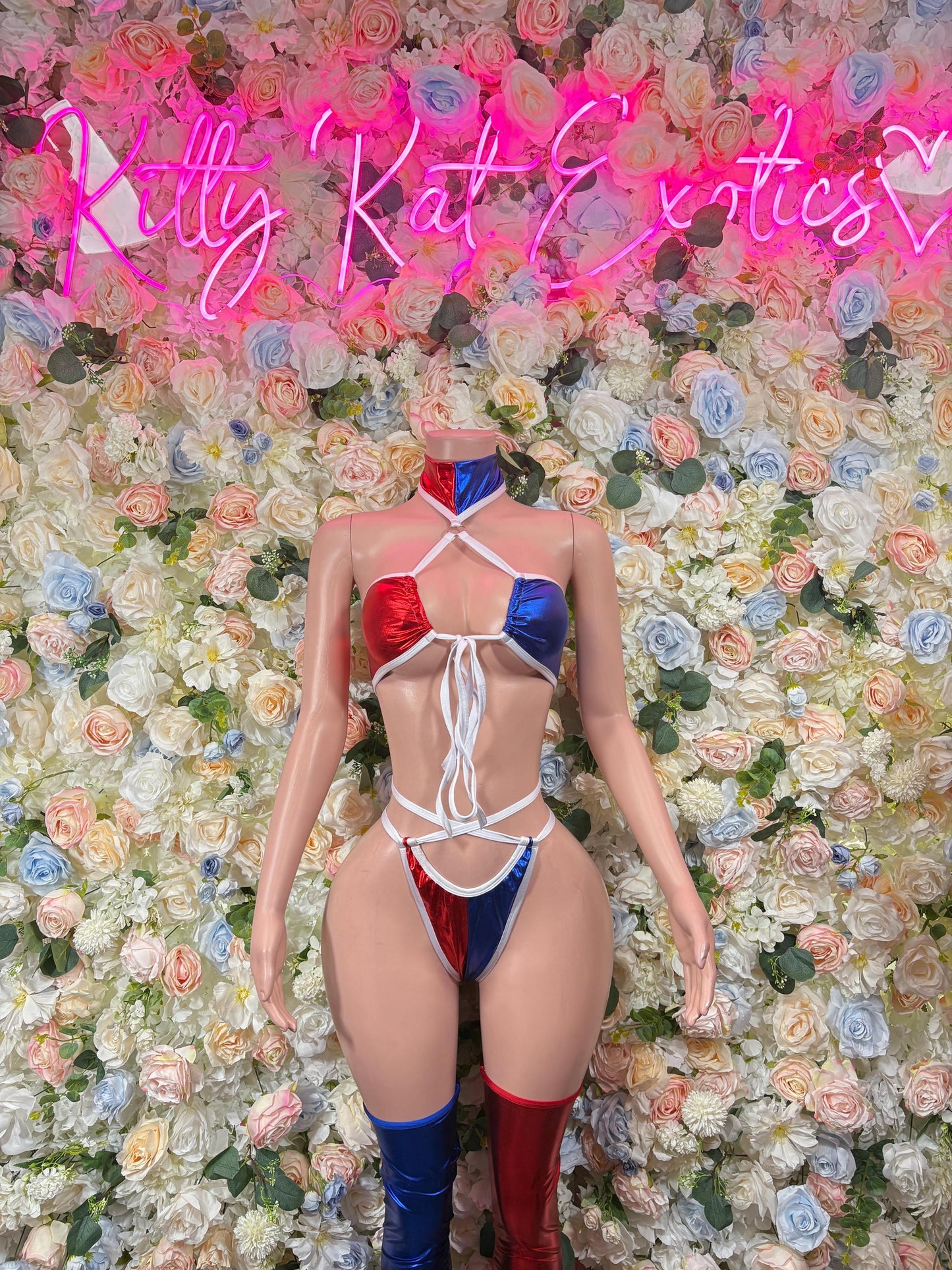 Costume Harley Quinn Two Piece   Halloween, Cosplay, Comic Con, Rave Wear Festival Wear