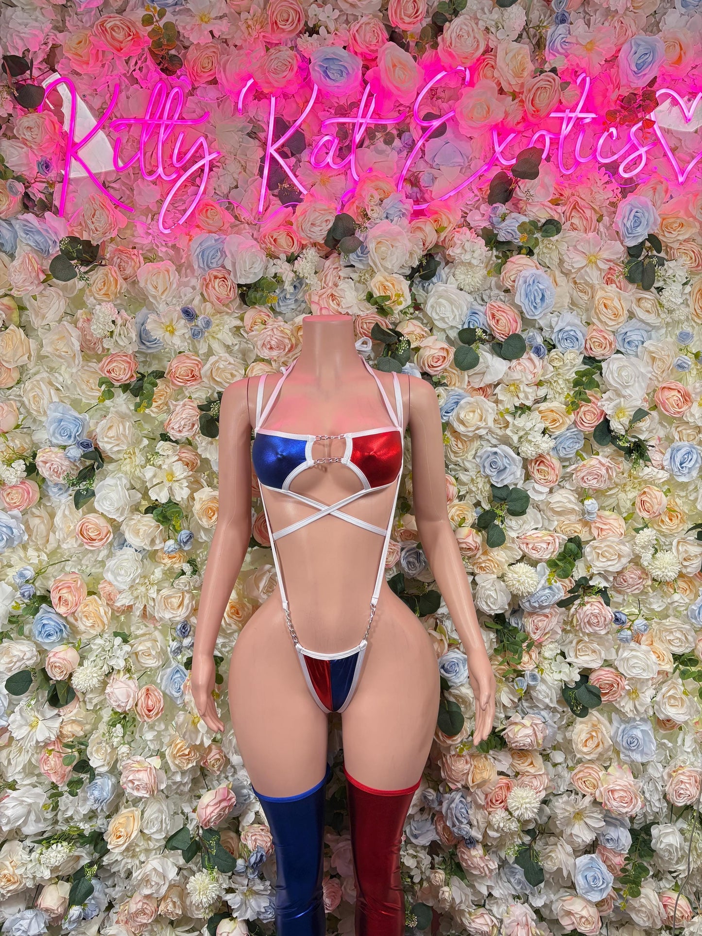 Costume Harley Quinn Two Piece   Halloween, Cosplay, Comic Con, Rave Wear Festival Wear