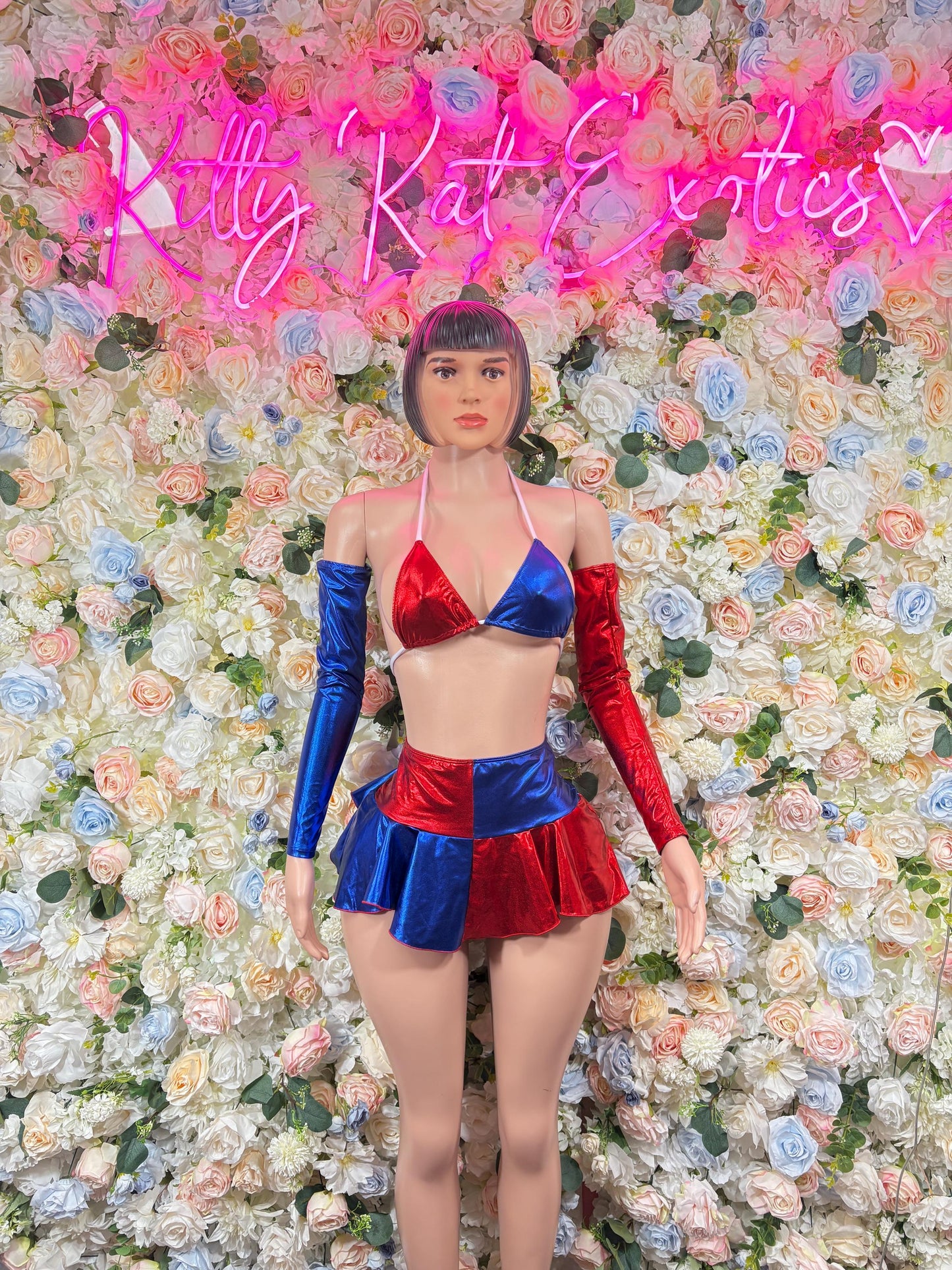 Costume Harley Quinn Two Piece   Halloween, Cosplay, Comic Con, Rave Wear Festival Wear