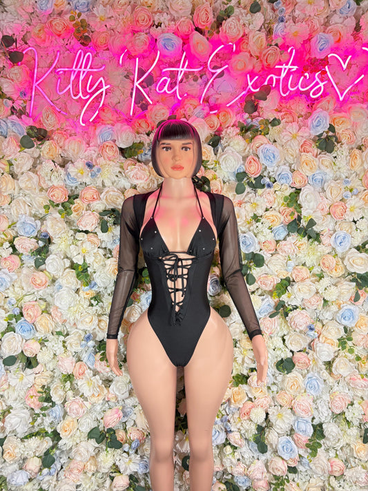 Bottle Girl Outfit Black, Bartender Uniform, Rave Festival Wear, Exotic Dancewear, Clubwear Costume, Waitress Set