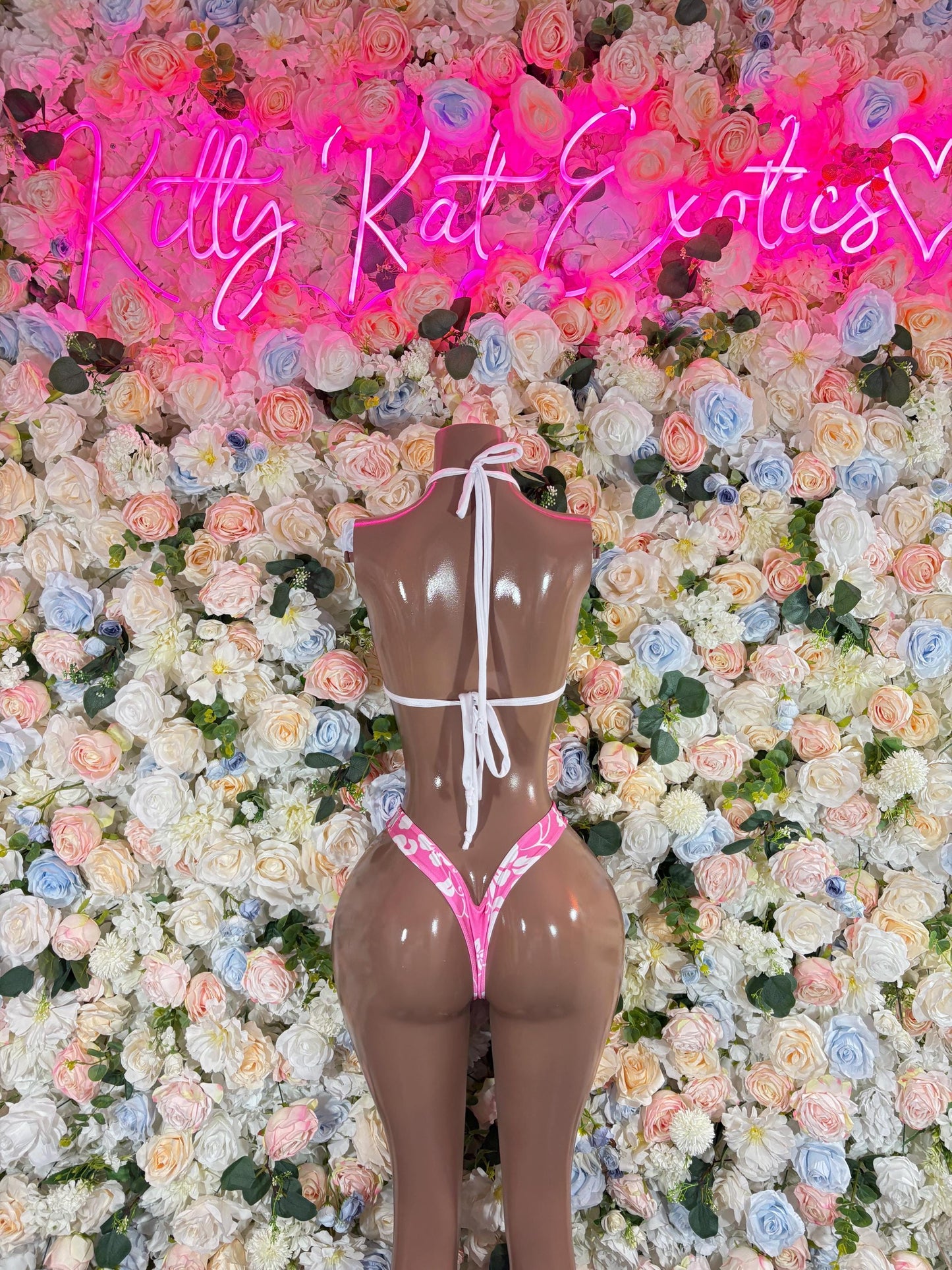 Rave Bikini Two Piece Summer Pink  - Rave Outfits  Festival wear