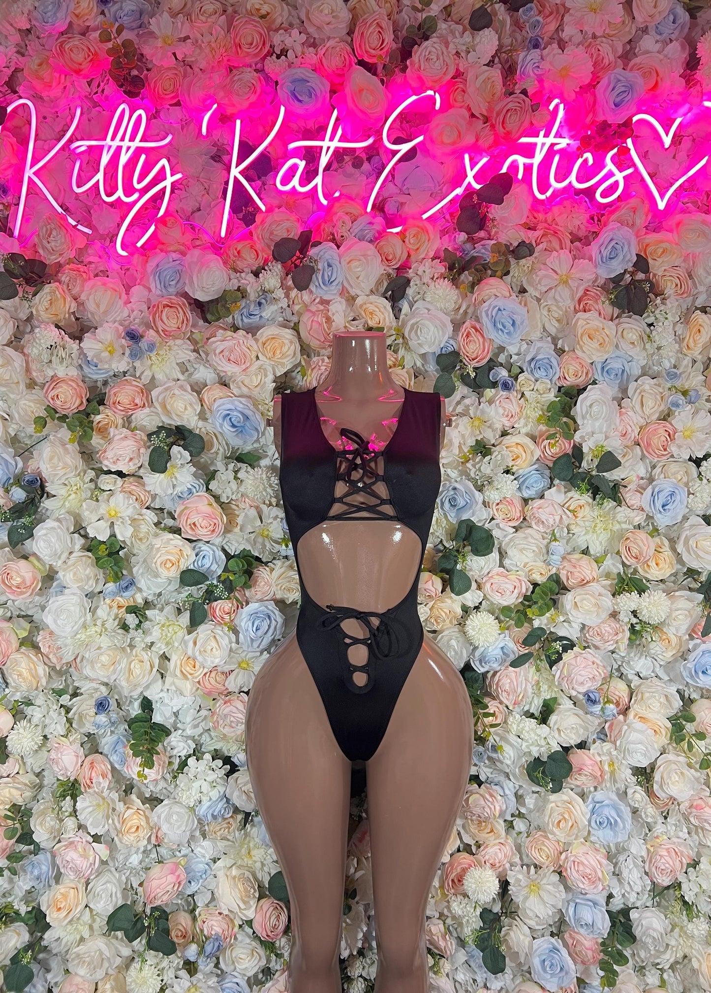 Bartender Outfit Black Bodysuit -  Exotic Dancewear Rave Outfits, Events, or Special Occasions