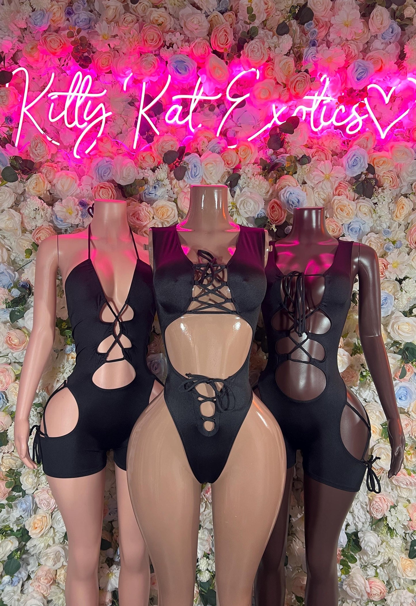 Bartender Outfit Black Bodysuit -  Exotic Dancewear Rave Outfits, Events, or Special Occasions