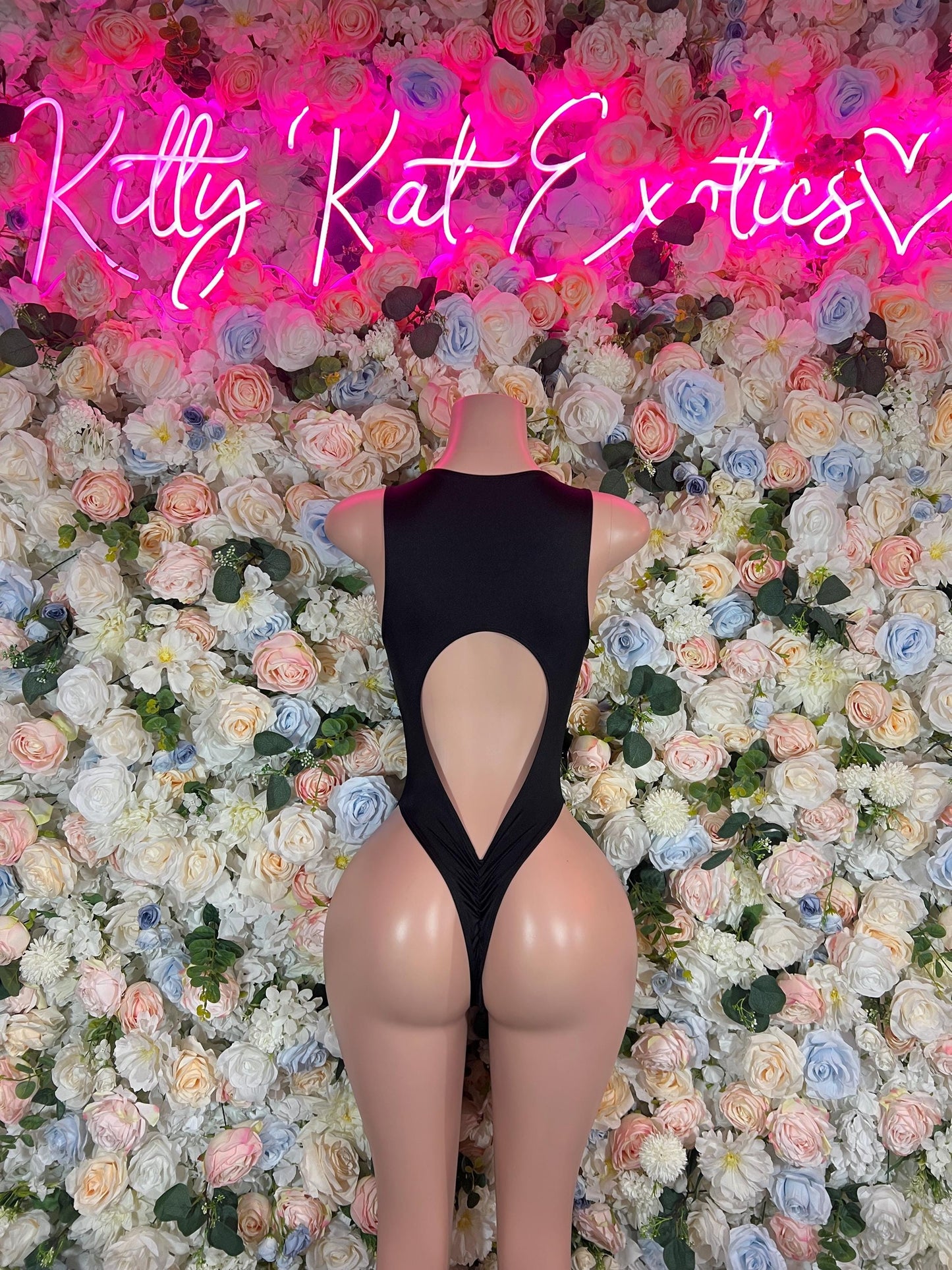 Bottlegirl Outfit Black Bodysuit -  Exotic Dancewear Rave Outfits, Events, or Special Occasions