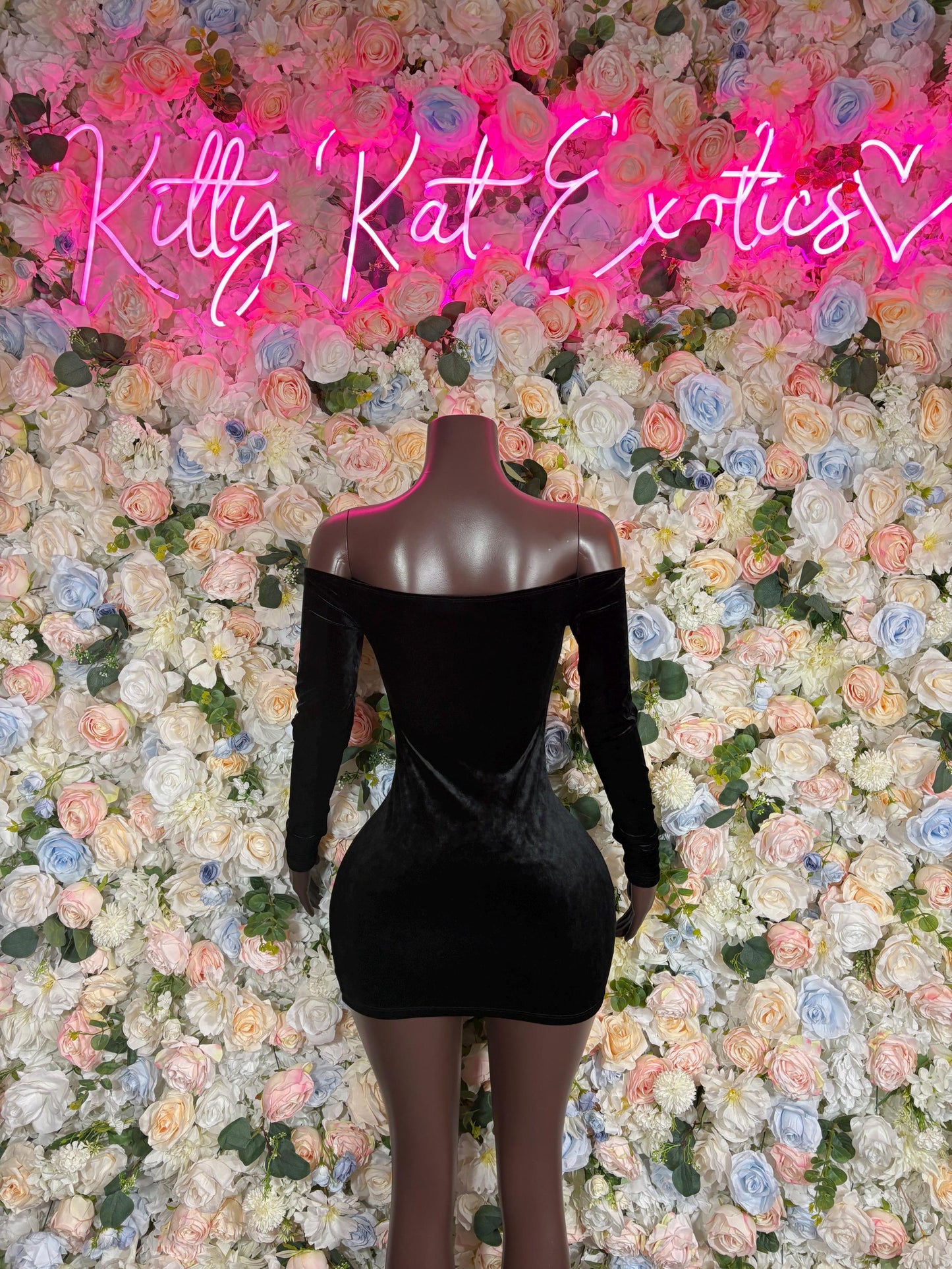 Black Evening Dress  Exotic Dancewear Dress, Rave Clubwear, Sexy Festival Outfit, Stripper Stagewear, Bottle Girl Nightclub Dress