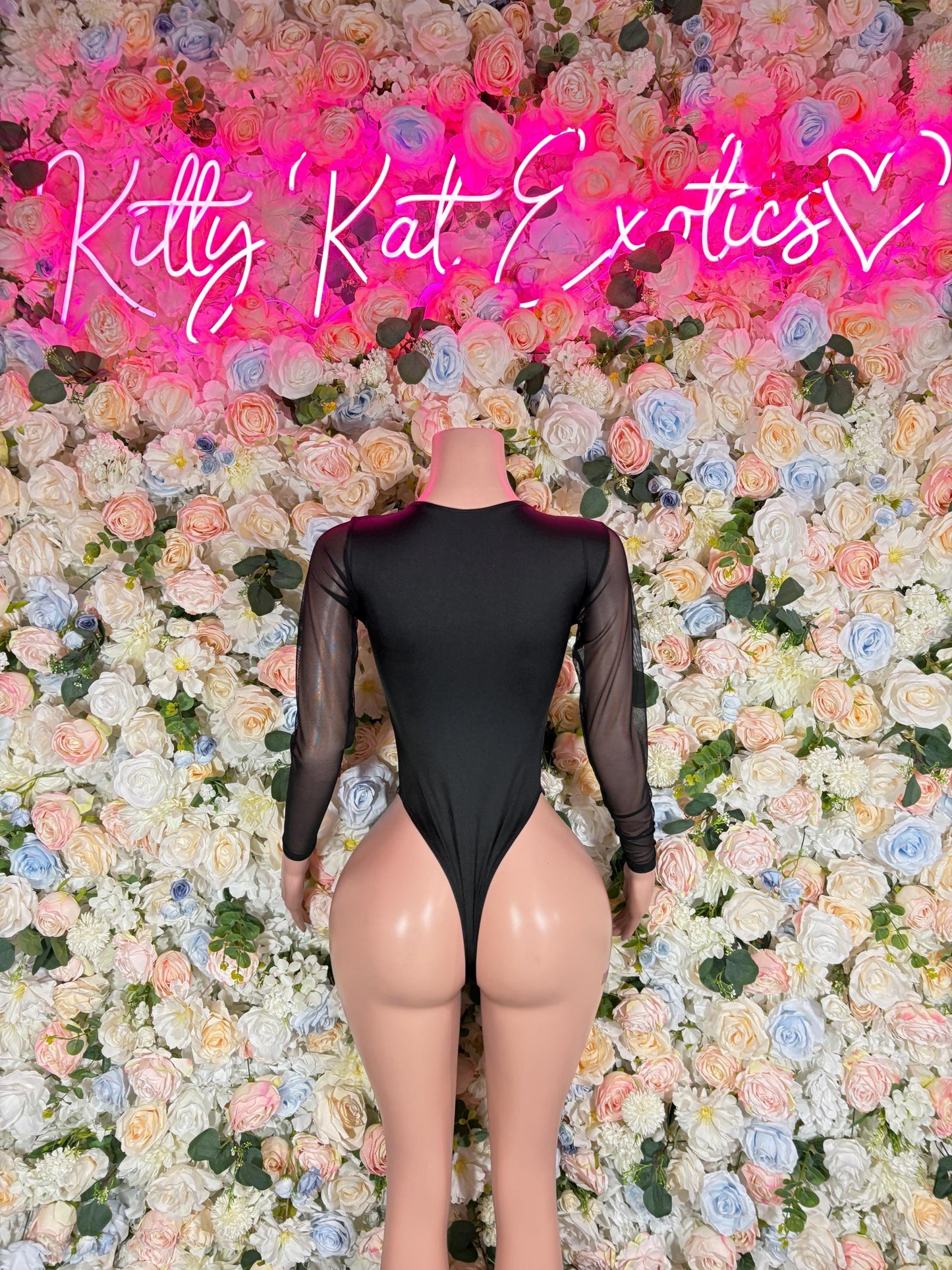 Bottlegirl Outfits One-Piece Bodysuit Pink Lightening - Custom Design | Exotic Dancewear Rave Outfits