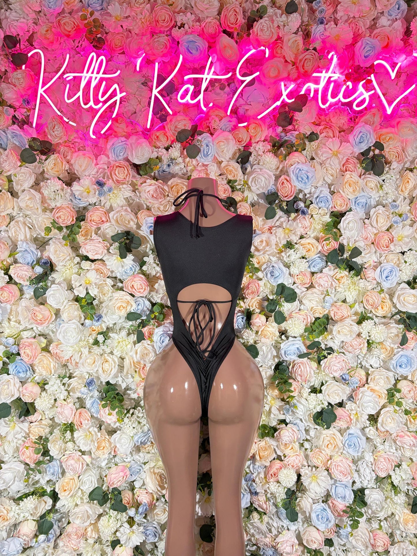 Festival Outfits Bodysuits One-Piece Bodysuit Pink Lightening - Custom Design | Exotic Dancewear Rave Outfits