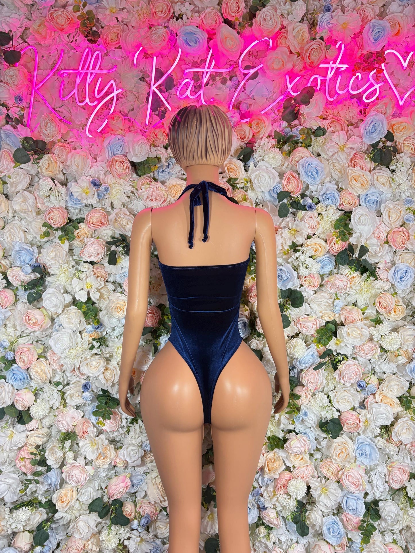 Exotic Dancewear One-Piece Blue  Bodysuit  Rave Outfit for Performers, Raves, or Night Out | Bottle girl Outfits