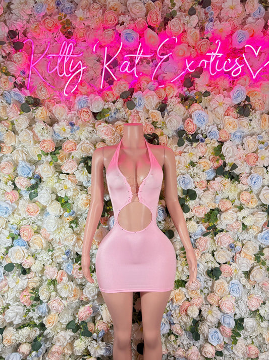 Summer Pink Dress  Sexy Dancewear & Ravewear for Festivals, Clubbing, and Party Outfits | Bold EDM Fashion Women's Clothing