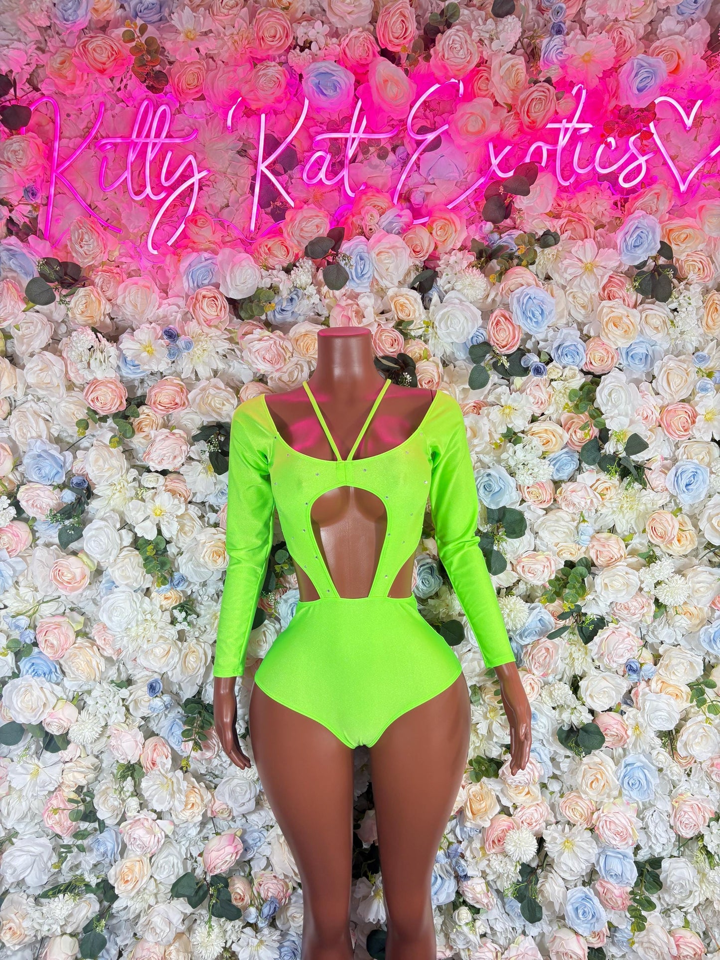 Rave Outfit Festival One Piece Bodysuit Neon  - Sexy Performance Costume, Latin Sultry, Bold Dance Outfit, Womens Party Outfit