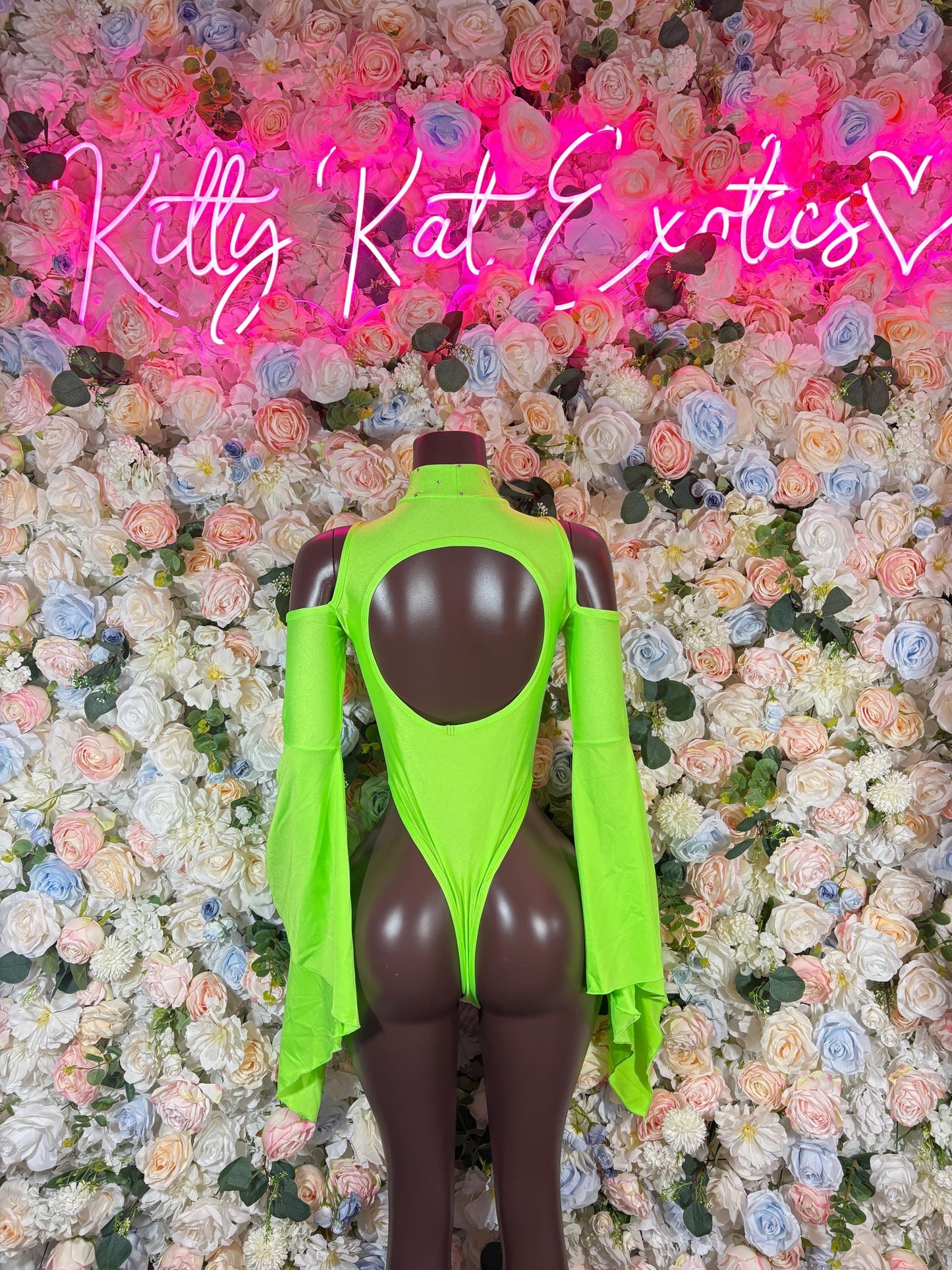 Festival Costume One Piece Bodysuit Neon  - Rave Outfits  Costume, Latin Sultry, Bold Dance Outfit