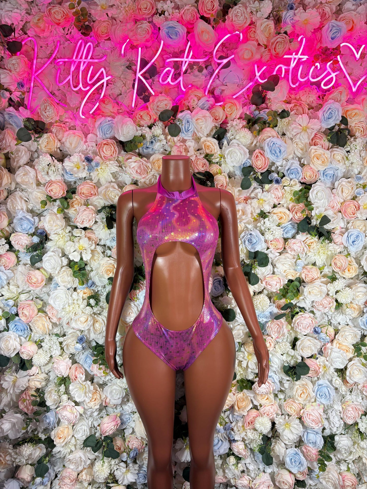 Rave wear Festival wear  One Piece Bodysuit Purple Metallic  - Sexy Performance Costume, Latin Sultry, Bold Dance Outfit