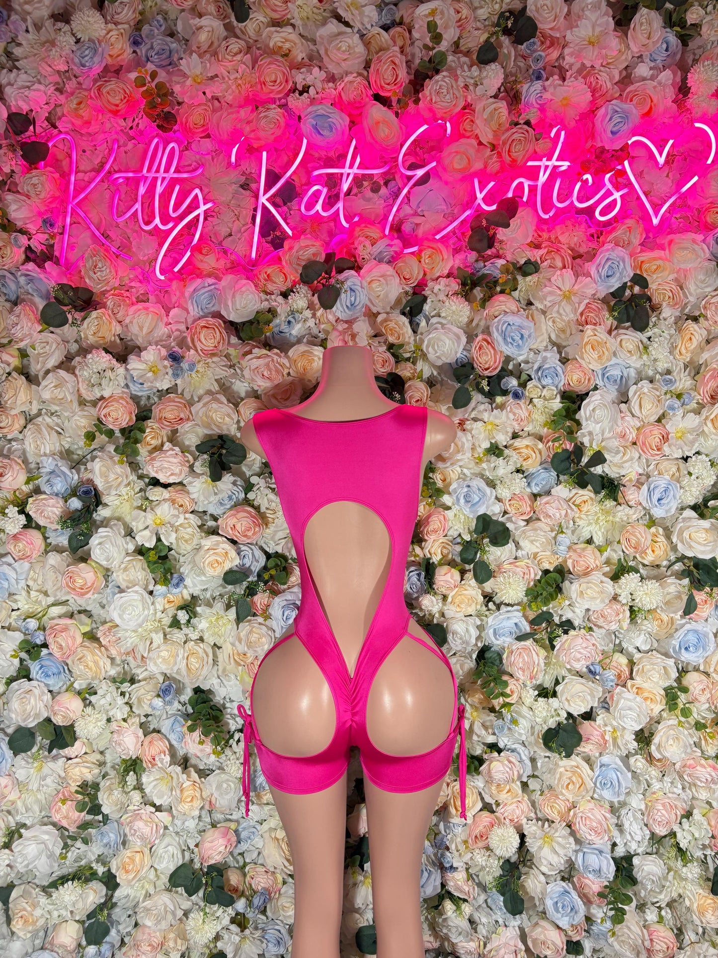 Bottlegirl Bodysuit One-Piece Bodysuit Pink - Custom Design | Exotic Dancewear Rave Outfits