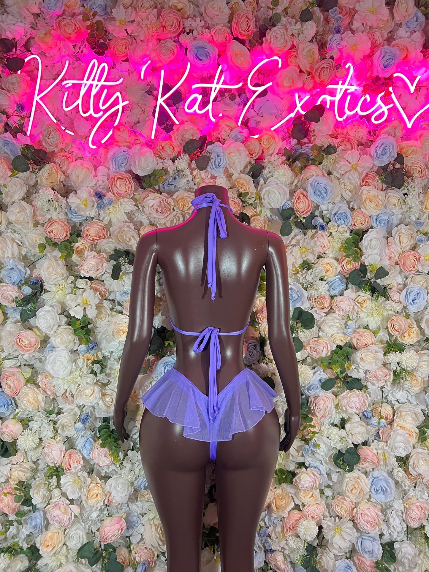 Festival Outfit Two Piece Purple Skirt Set- Festival, Sexy for Performers, Events, or Special Occasions