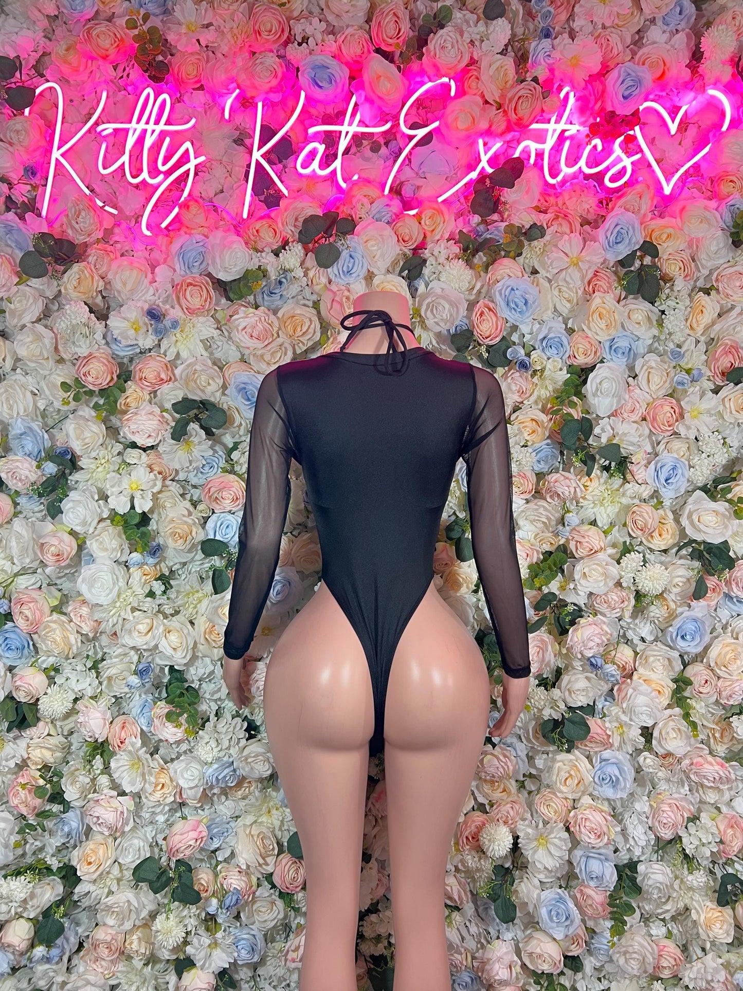 Bottlegirl One Piece Bodysuit Metallic Illusion  - Sexy Performance Costume, Exotic Dancewear, Bold Dance Outfit, Womens Party Outfit