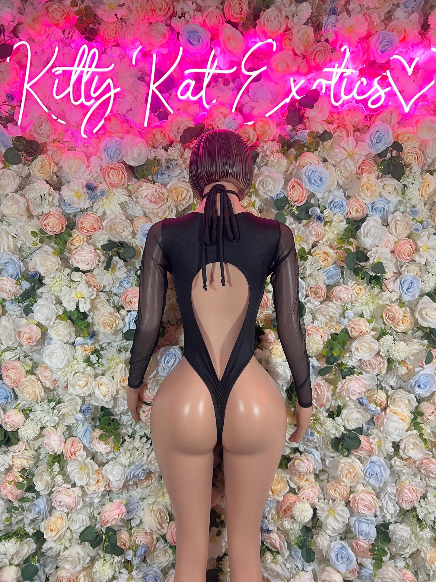 Bottle Girl One-Piece Bodysuit - Onyx Metallic Cheetah | Exotic Dancewear, Rave & Festival Outfit