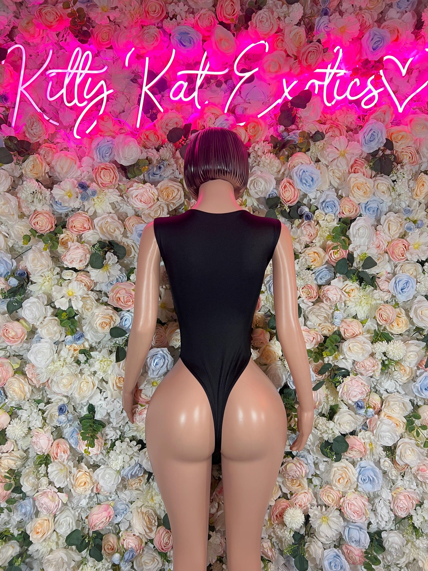 Bottlegirl Outfit Black Bodysuit -  Exotic Dancewear Rave Outfits, Events, or Special Occasions