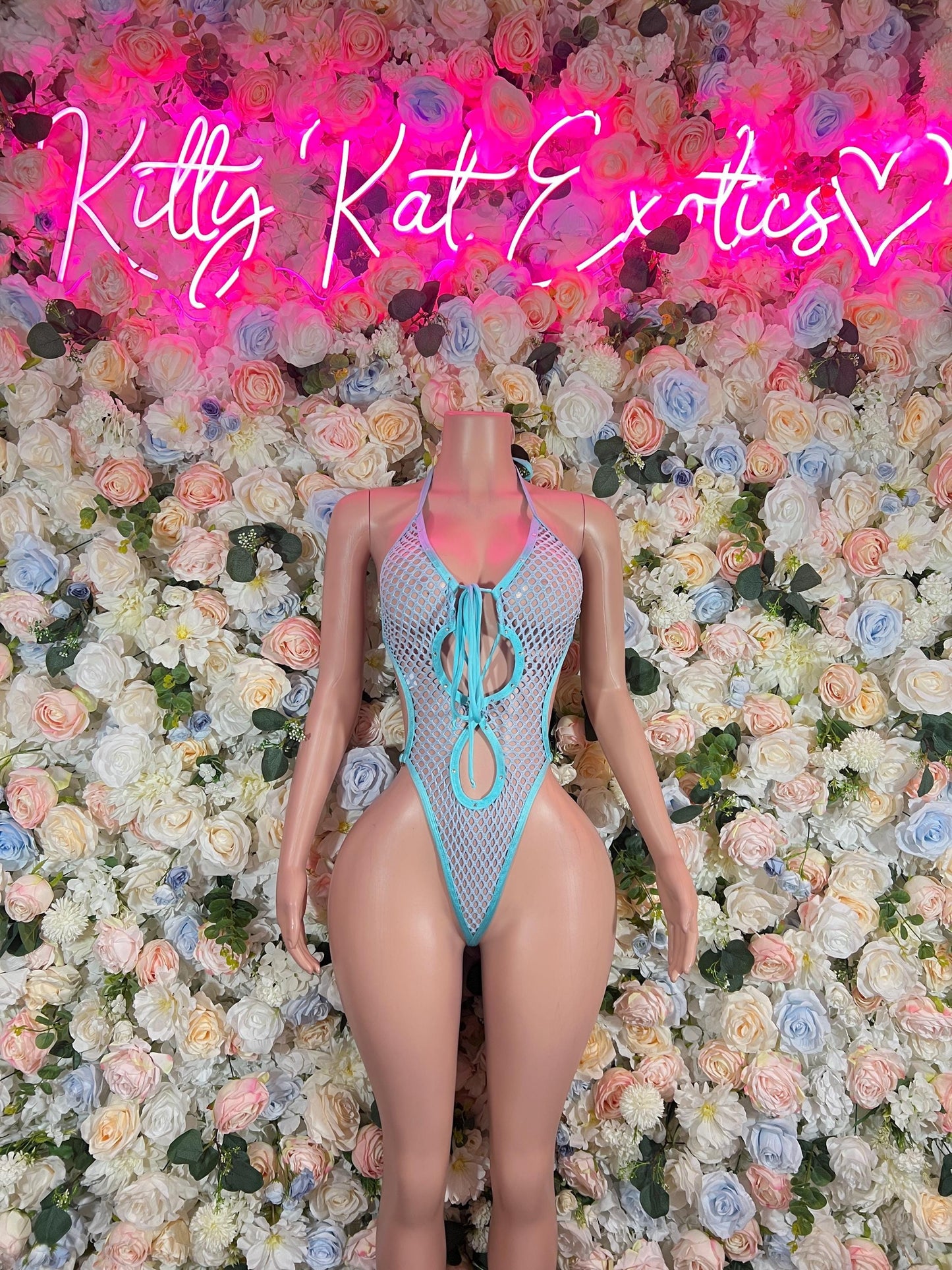 Rave Outfits Festival Bodysuit Fishnet Neon Festival Outfit, Events, or Special Occasions