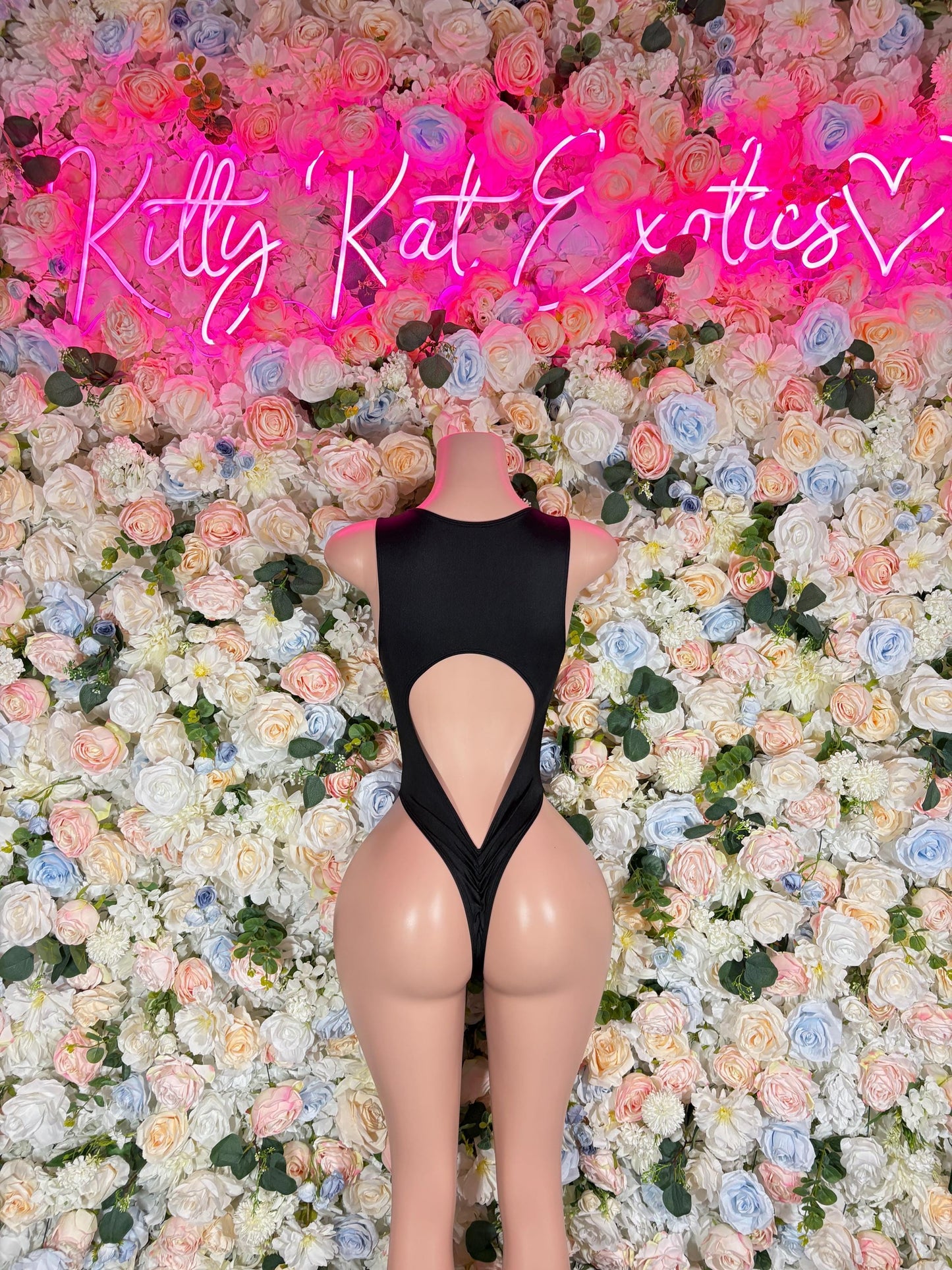 Bottlegirl Outfits One-Piece Bodysuit Pink Lightening - Custom Design | Exotic Dancewear Rave Outfits