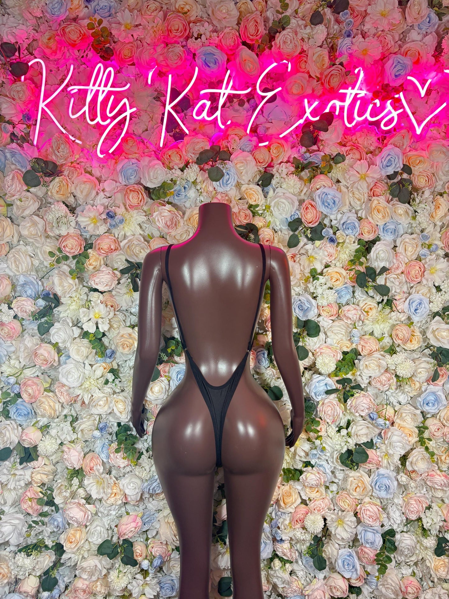 Bartender Bodysuit One-Piece Black Bodysuit | Exotic Dancewear for Performers, Rave Outfit