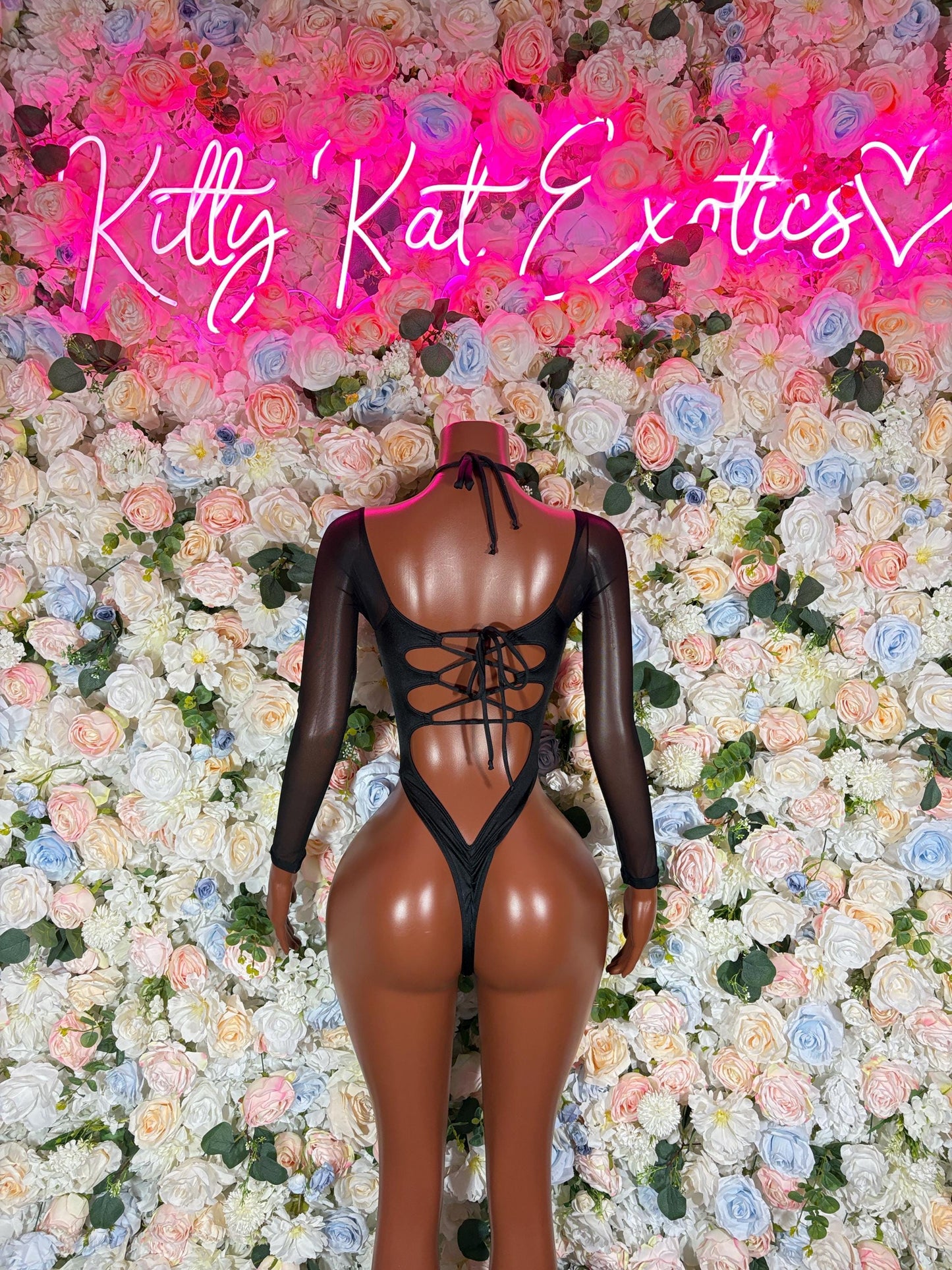 Bartender Bodysuits One-Piece Bodysuit Pink Lightening - Custom Design | Exotic Dancewear Rave Outfits