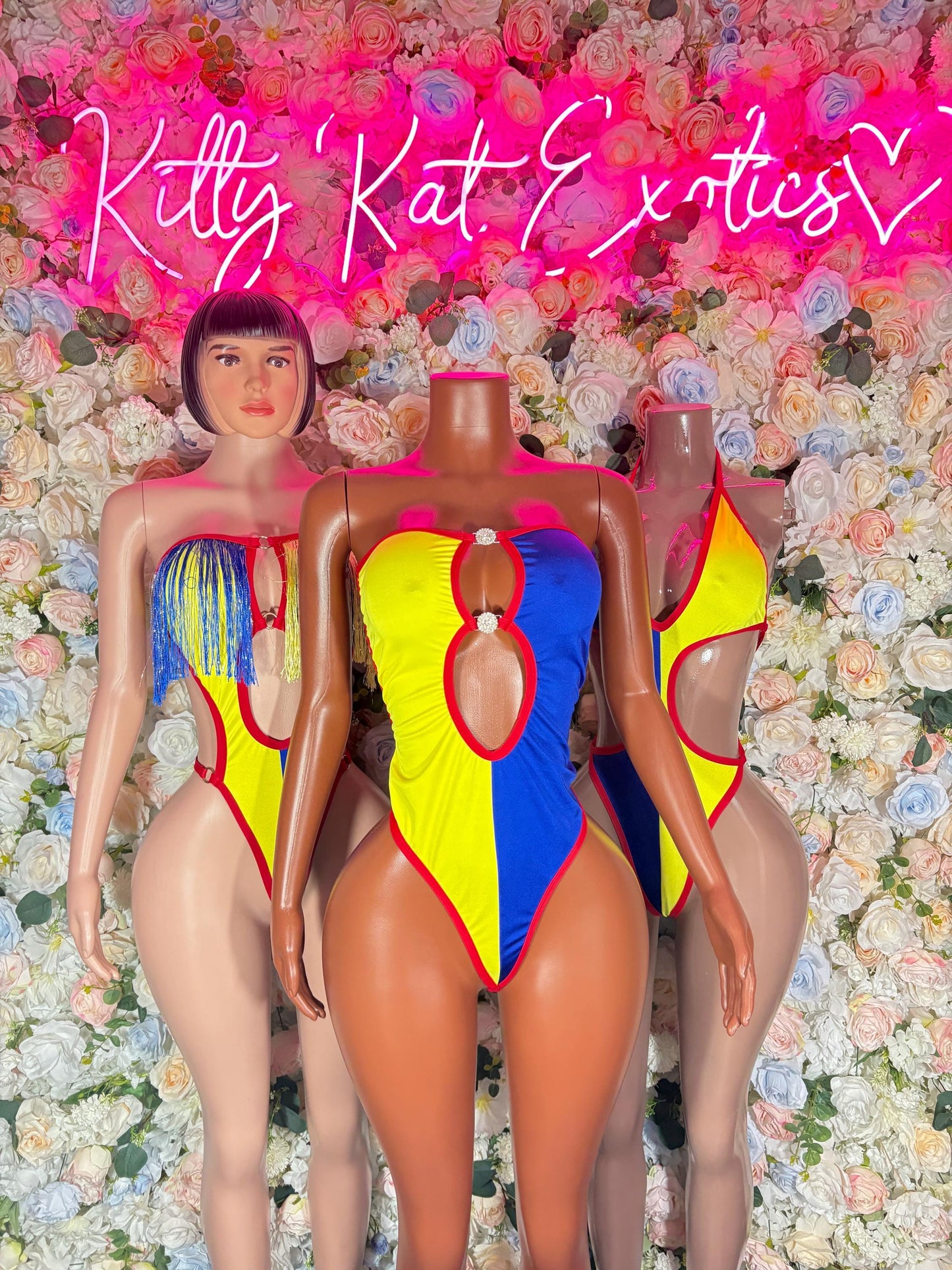 Ecuador One Piece Bodysuit | Swimsuit | Festival Outfit | Brazilian Cut Bikini | Country Flag Swimwear | Beachwear | Carnival Outfit