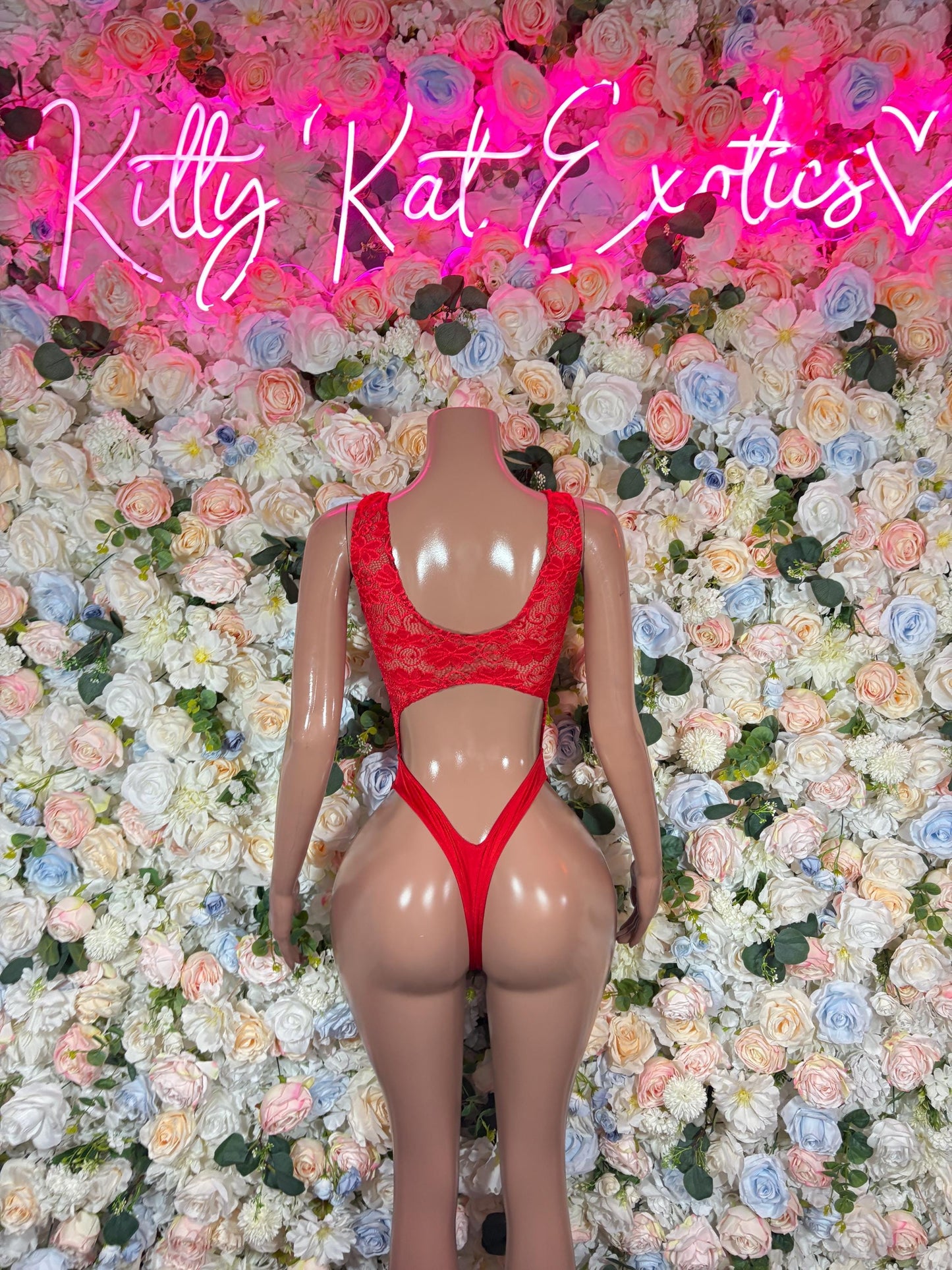 Rave Outfit Exotic Dancewear One Piece Red Bodysuit Festival wear Ravewear Sexy Dancewear