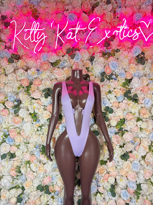 Festival Outfit One Piece Lilac Bodysuit Exotic Dancewear Festival wear