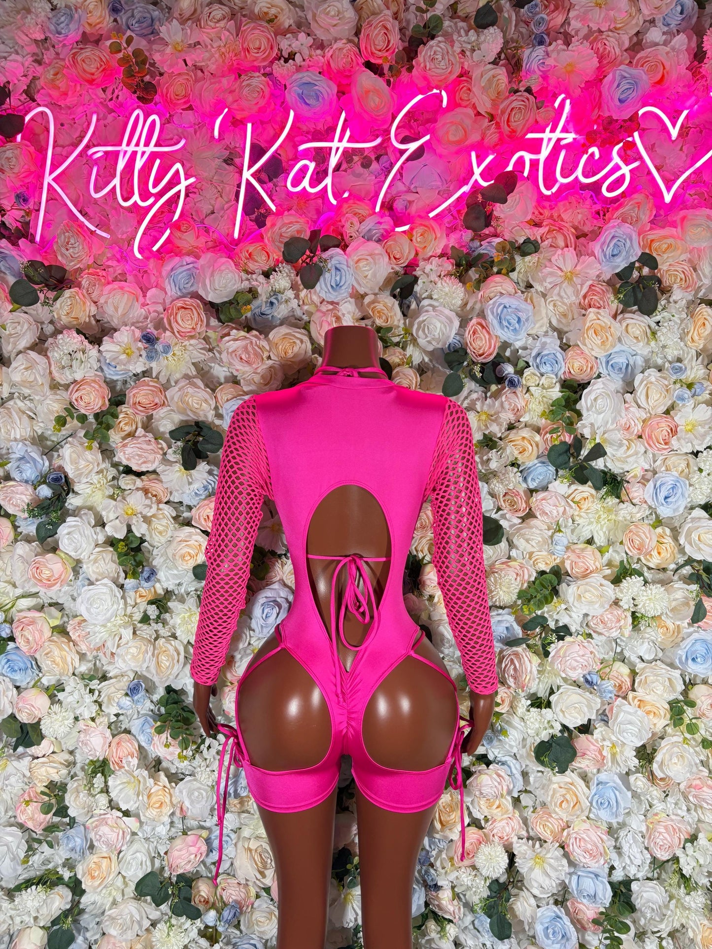 Bottlegirl Bodysuit One-Piece Bodysuit Pink - Custom Design | Exotic Dancewear Rave Outfits
