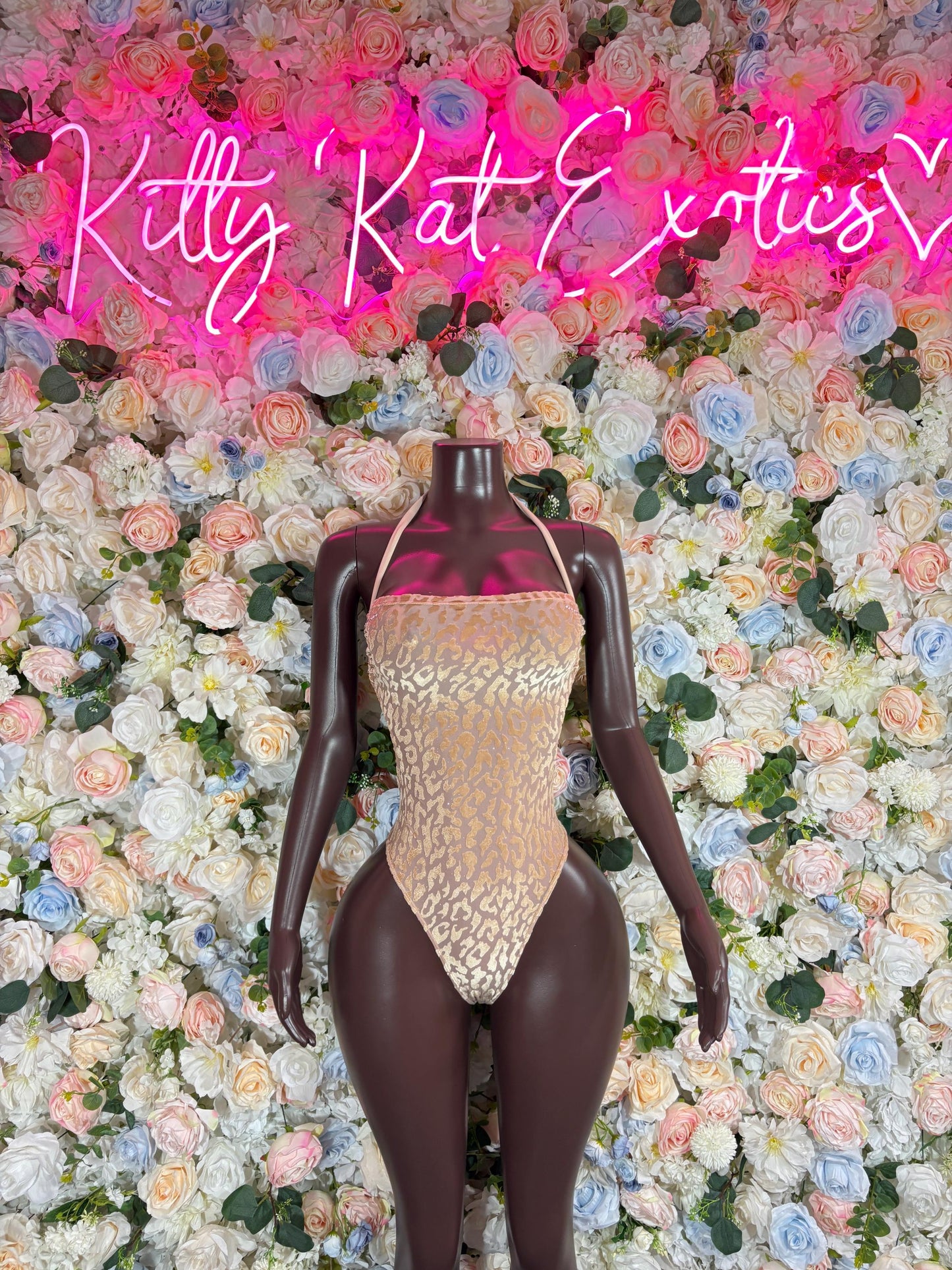 Rave Bodysuit One Piece Nude  Ravewear Festival wear Bartender Outfit